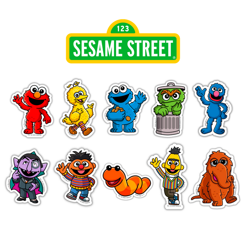 Collectible Sesame Street Stickers | The cutest stickers ever.