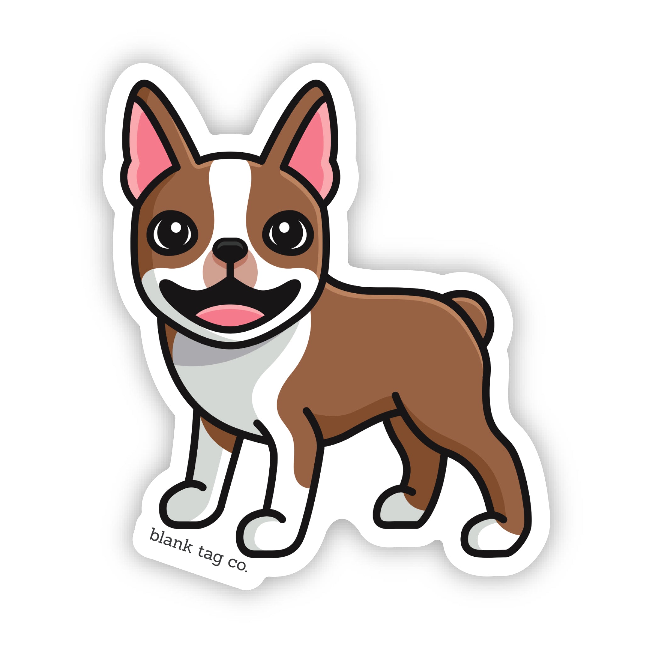 The Boston Terrier Sticker