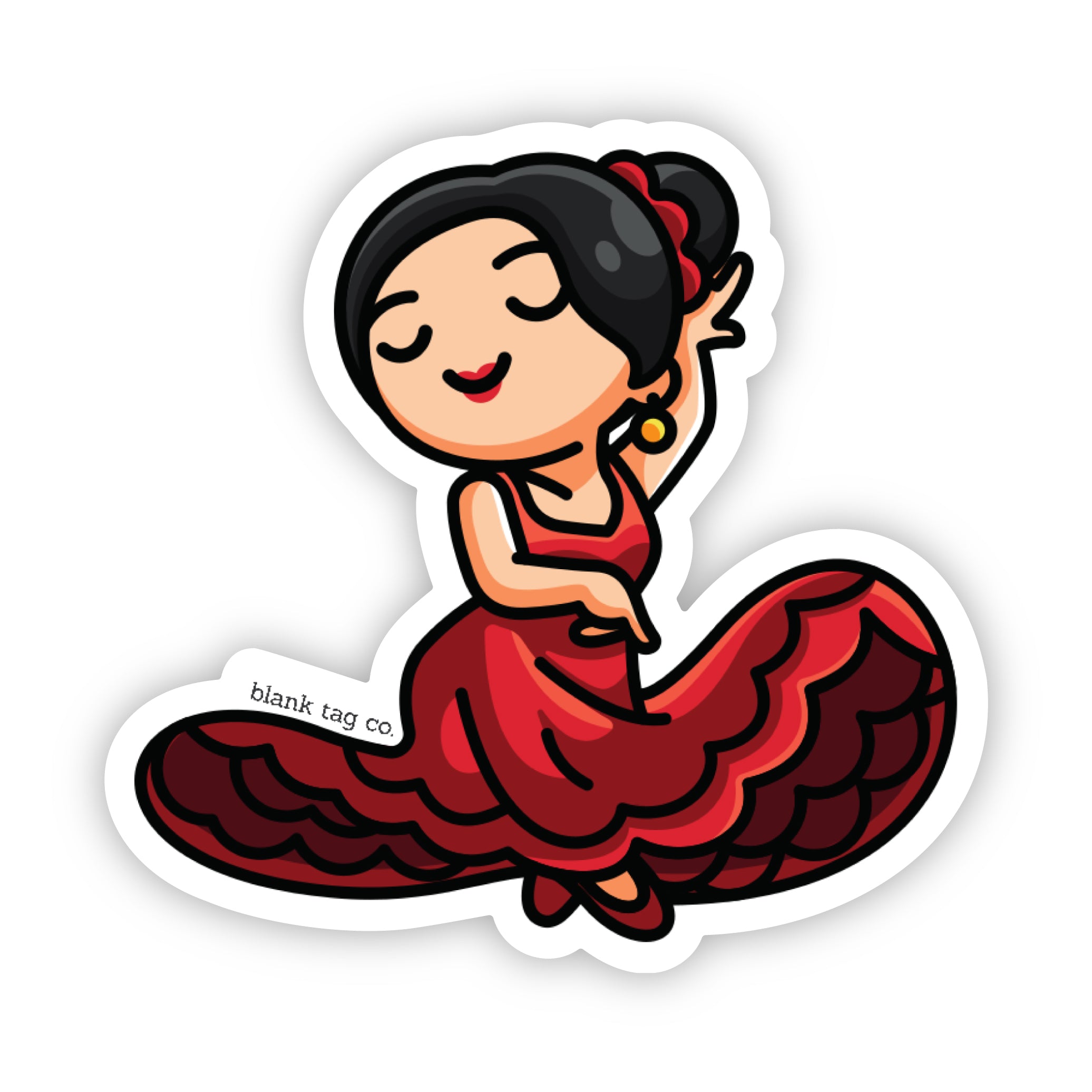 The Flamenco Dancer Sticker