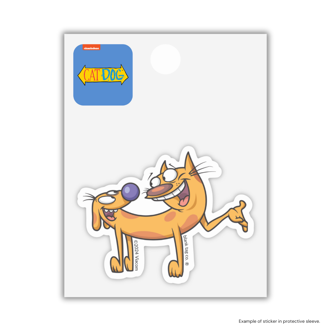 The Happy CatDog Sticker