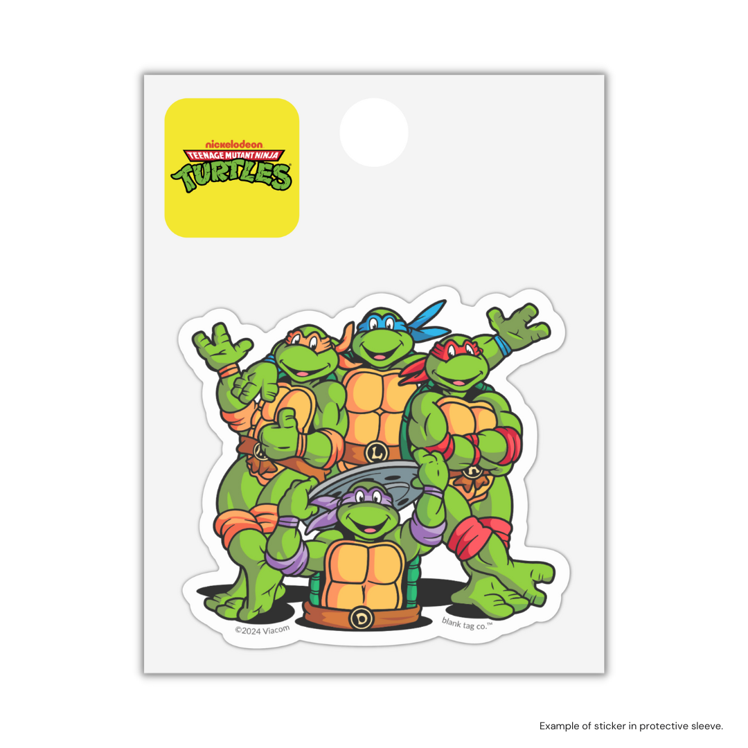 The Classic TMNT Pose Sticker