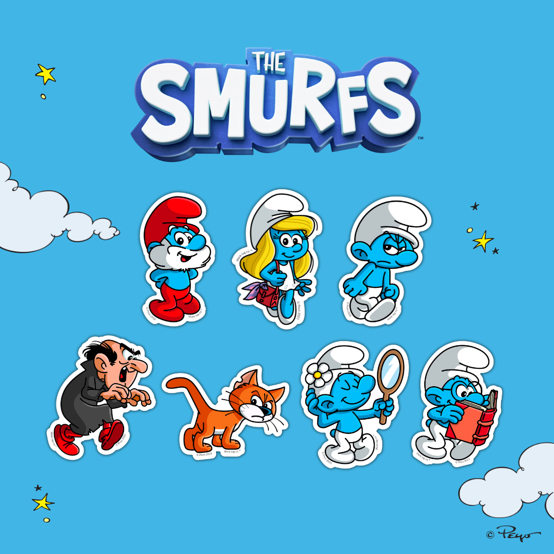 The Smurfs Sticker Bundle