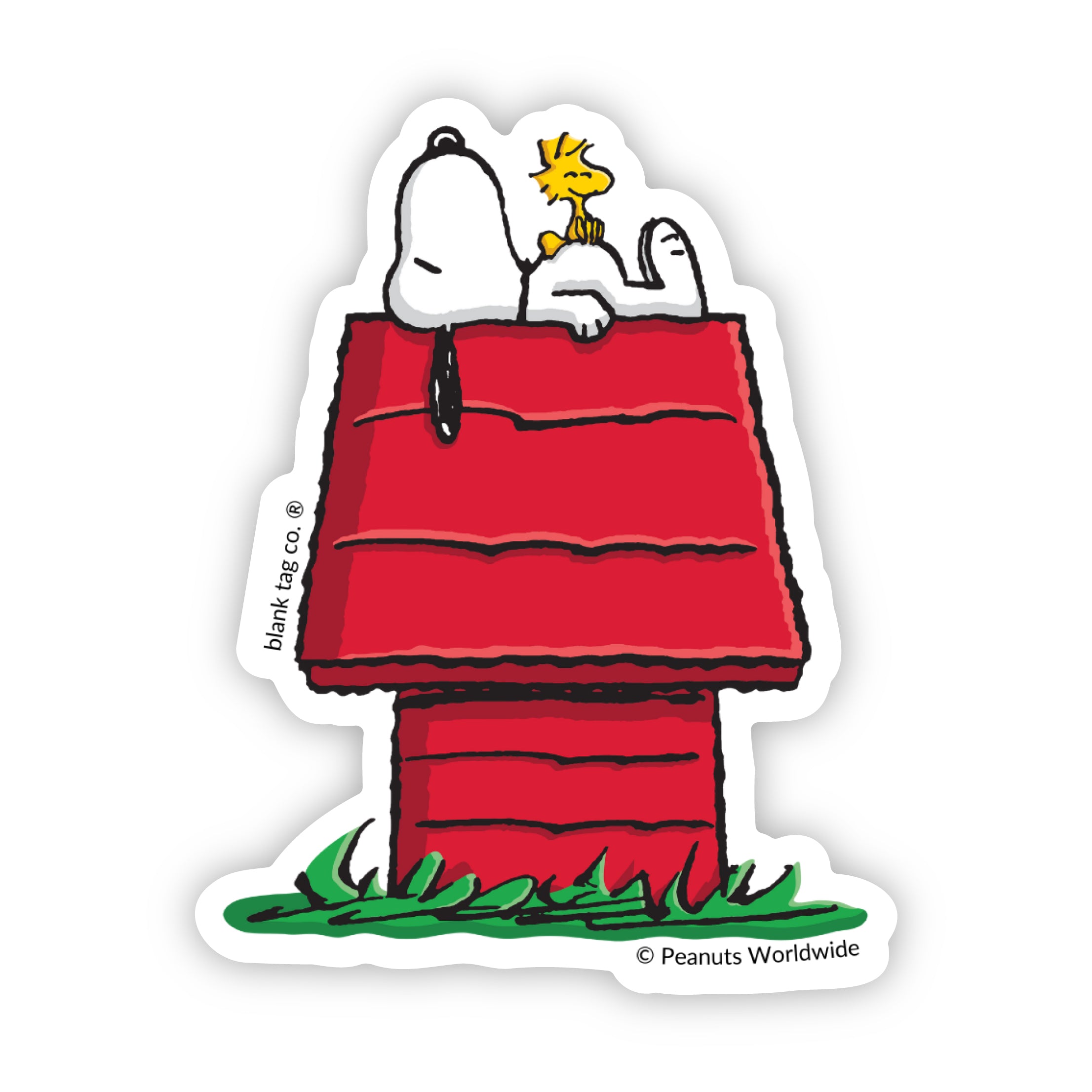 The Snoopy and Woodstock Sticker