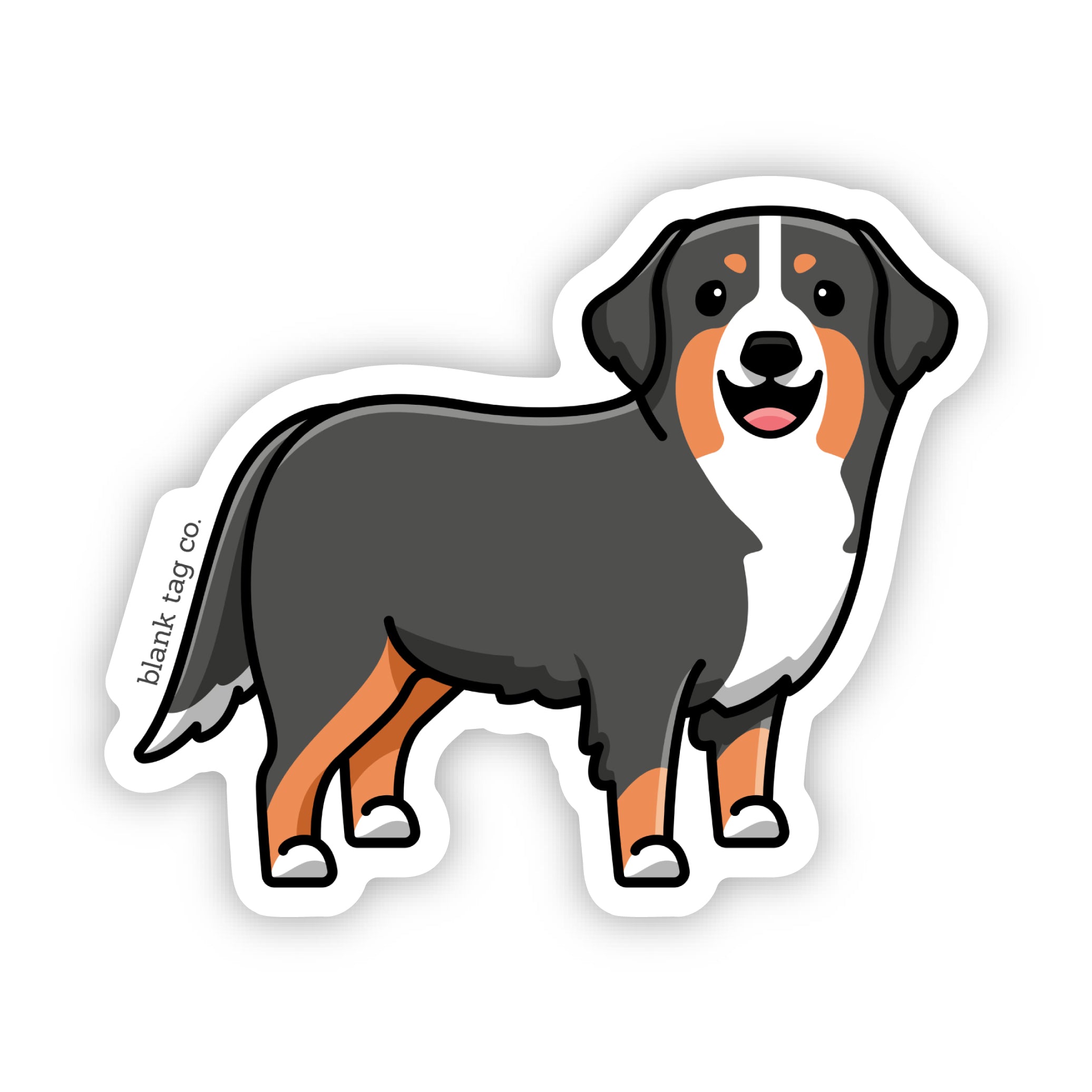 The Bernese Mountain Dog Sticker