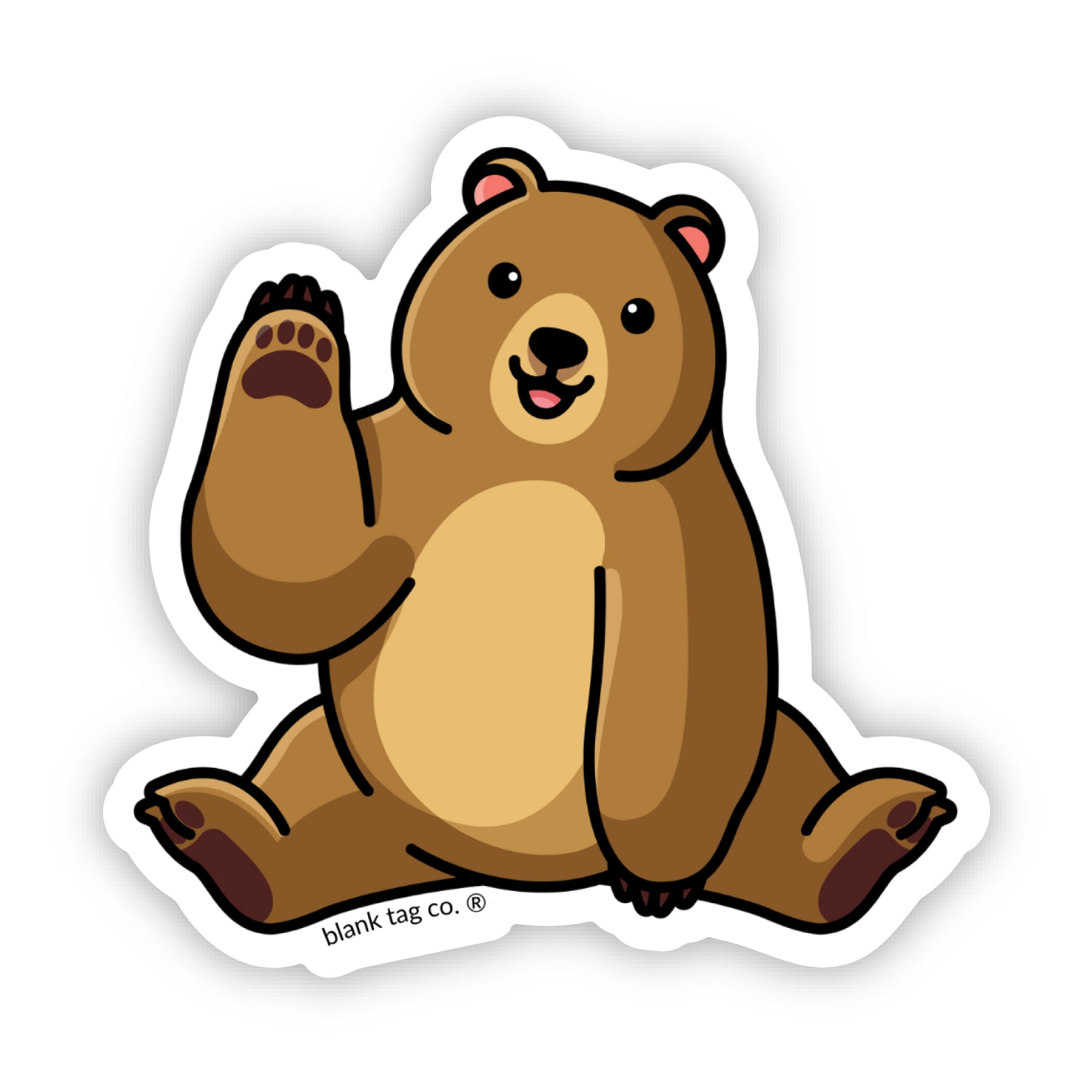 The Brown Bear Sticker