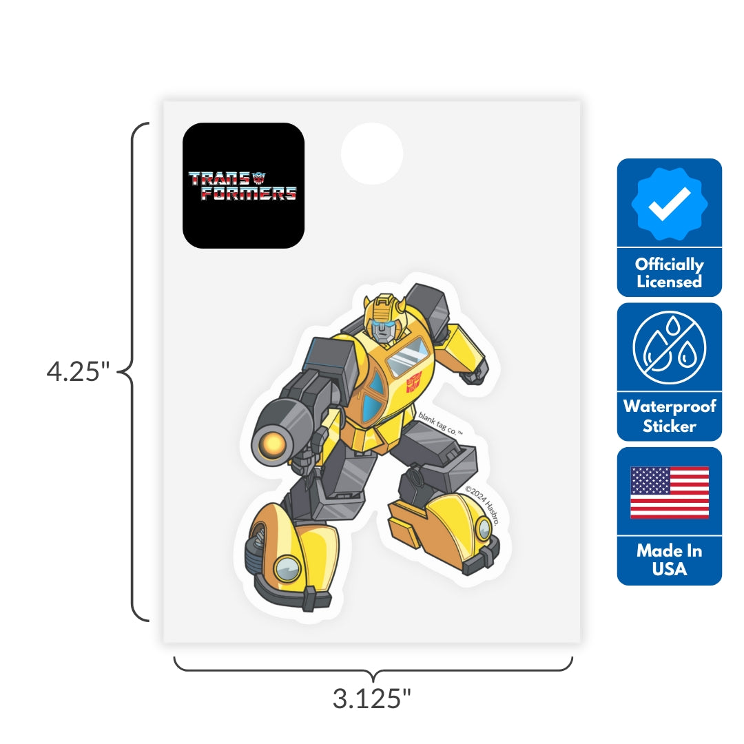 Transformers® 3-Pack Sticker Bundle - Waterproof Stickers for Water Bottles and Laptops