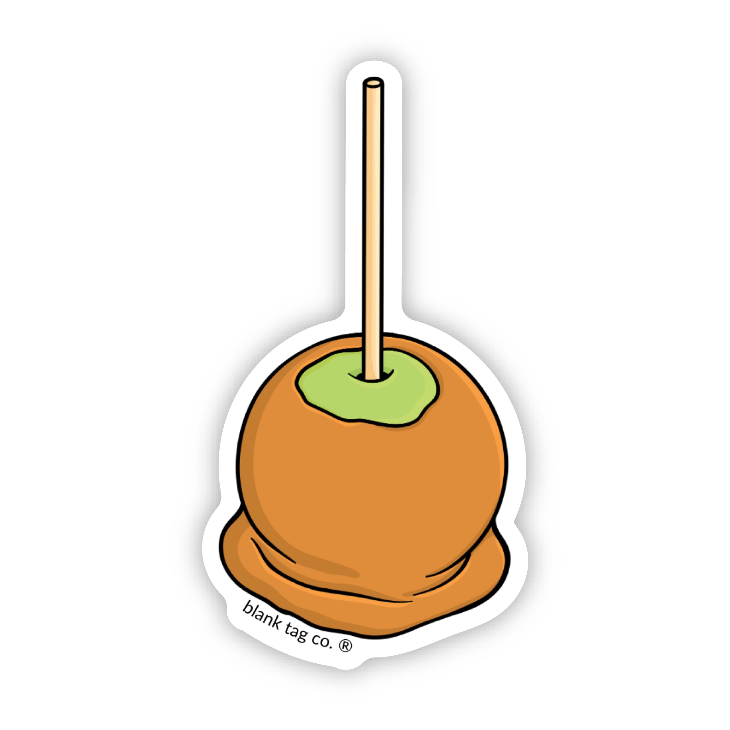 The Caramel Apple Sticker