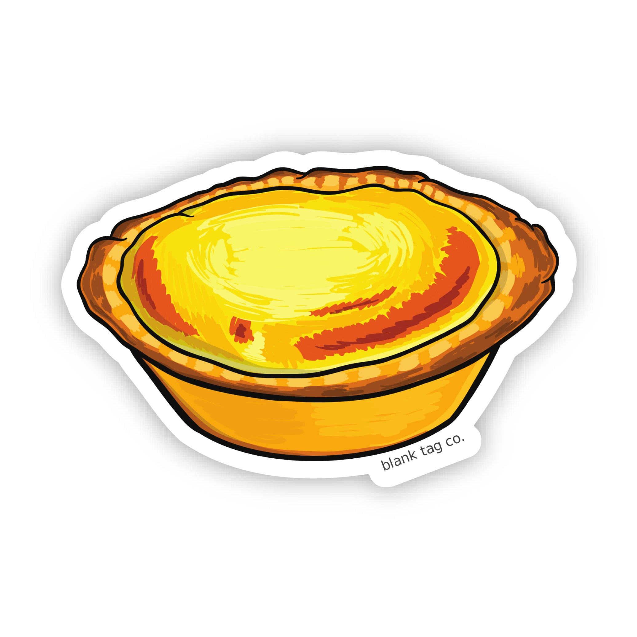 The Cheese Tart Sticker