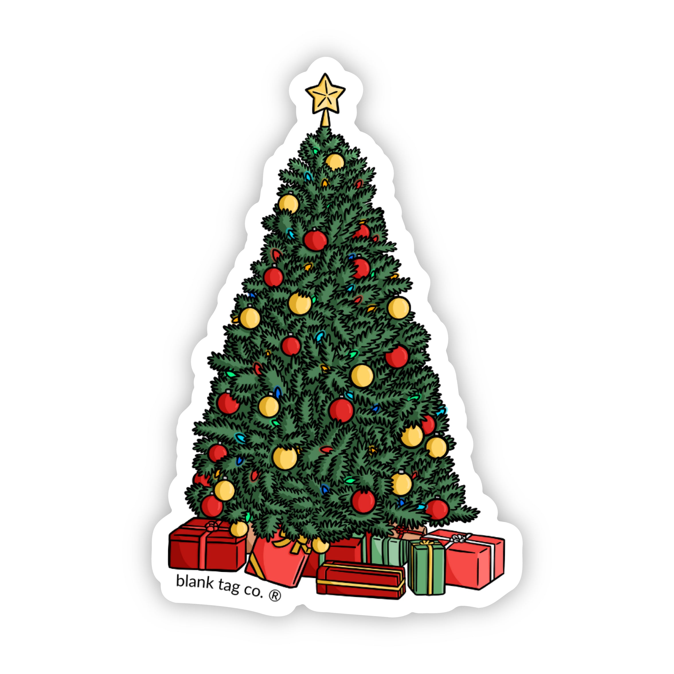 The Christmas Tree Sticker