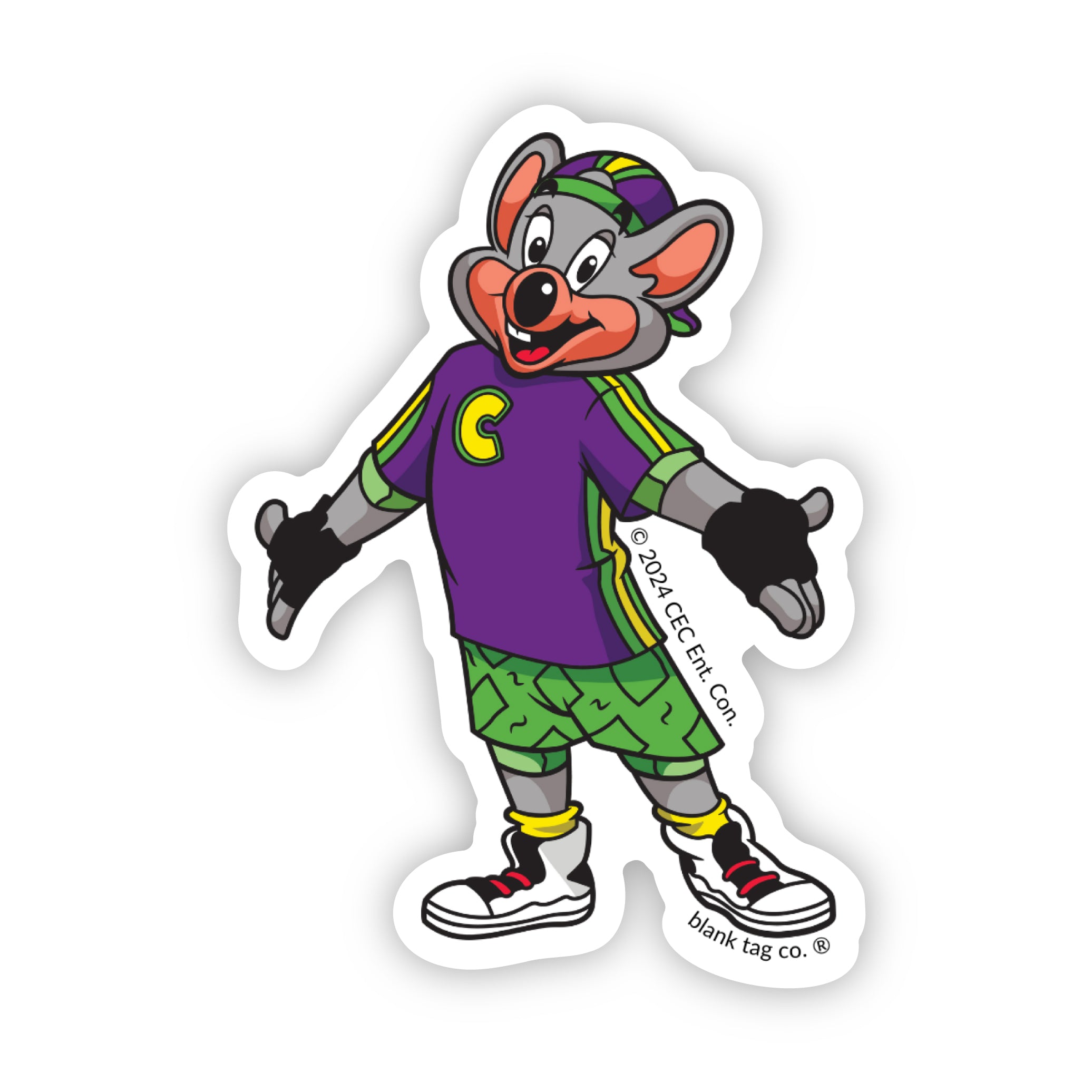 The Chuck E. Cheese Sticker