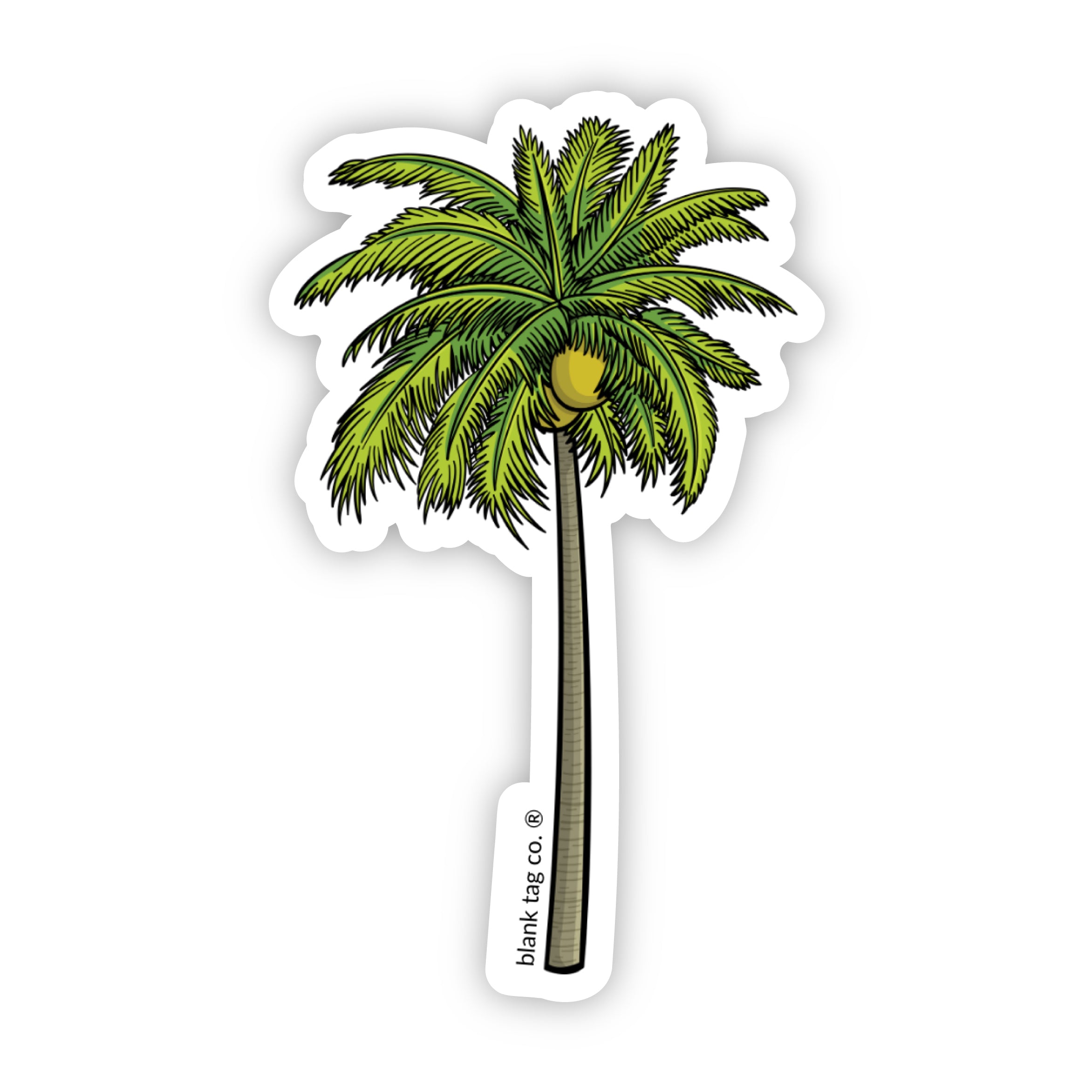 The Coconut Tree Sticker