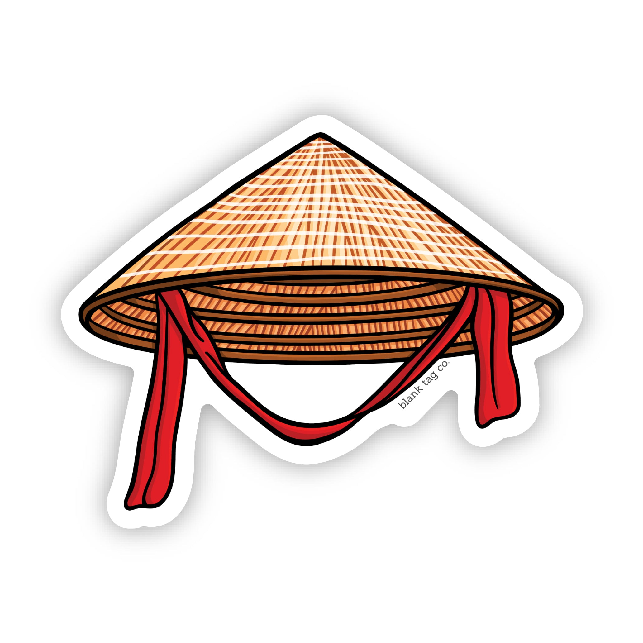 The Conical Hat Sticker