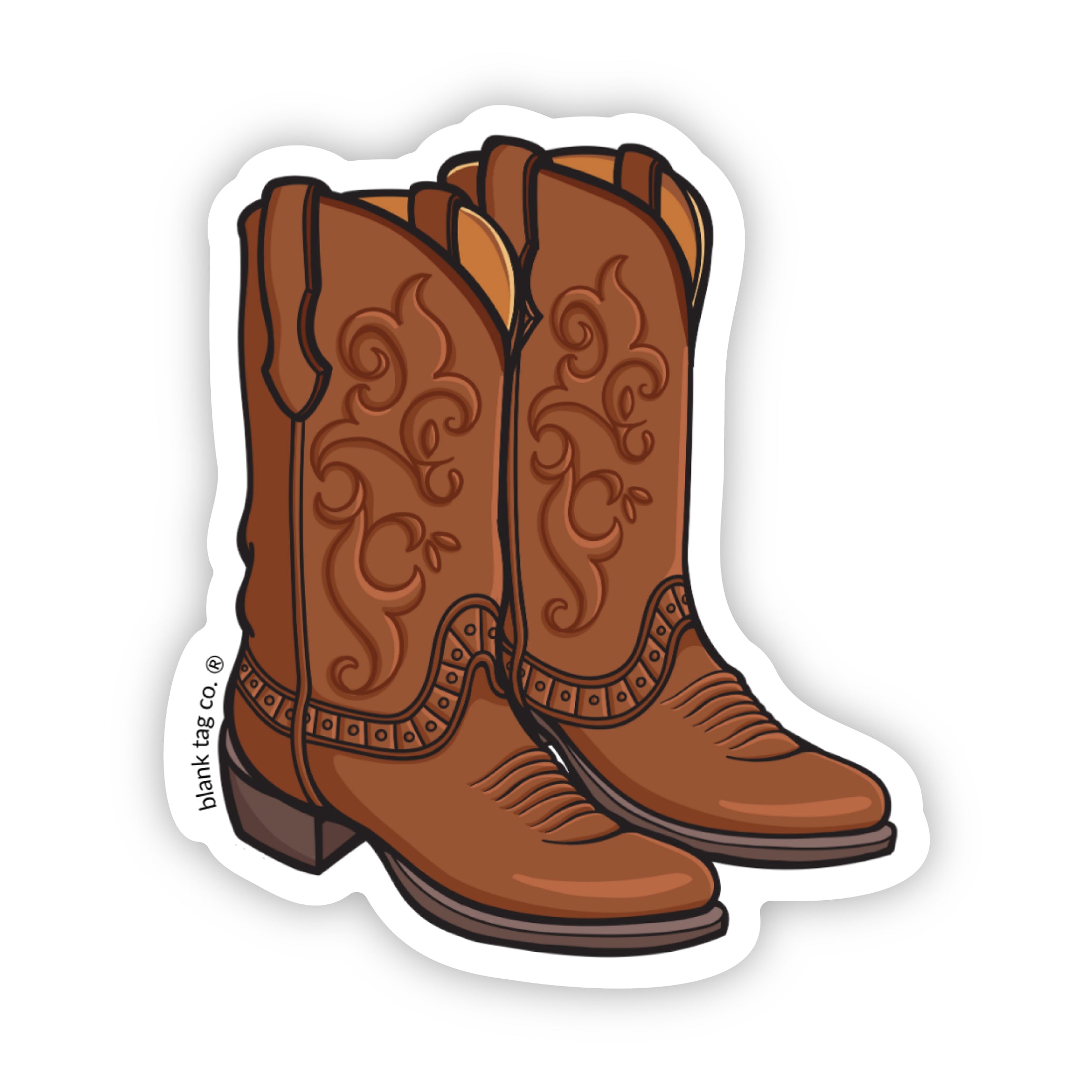 The Cowboy Boots Sticker