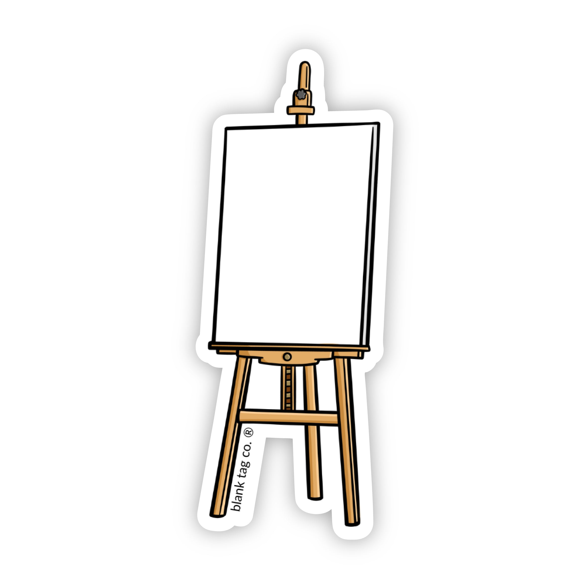The Easel Sticker
