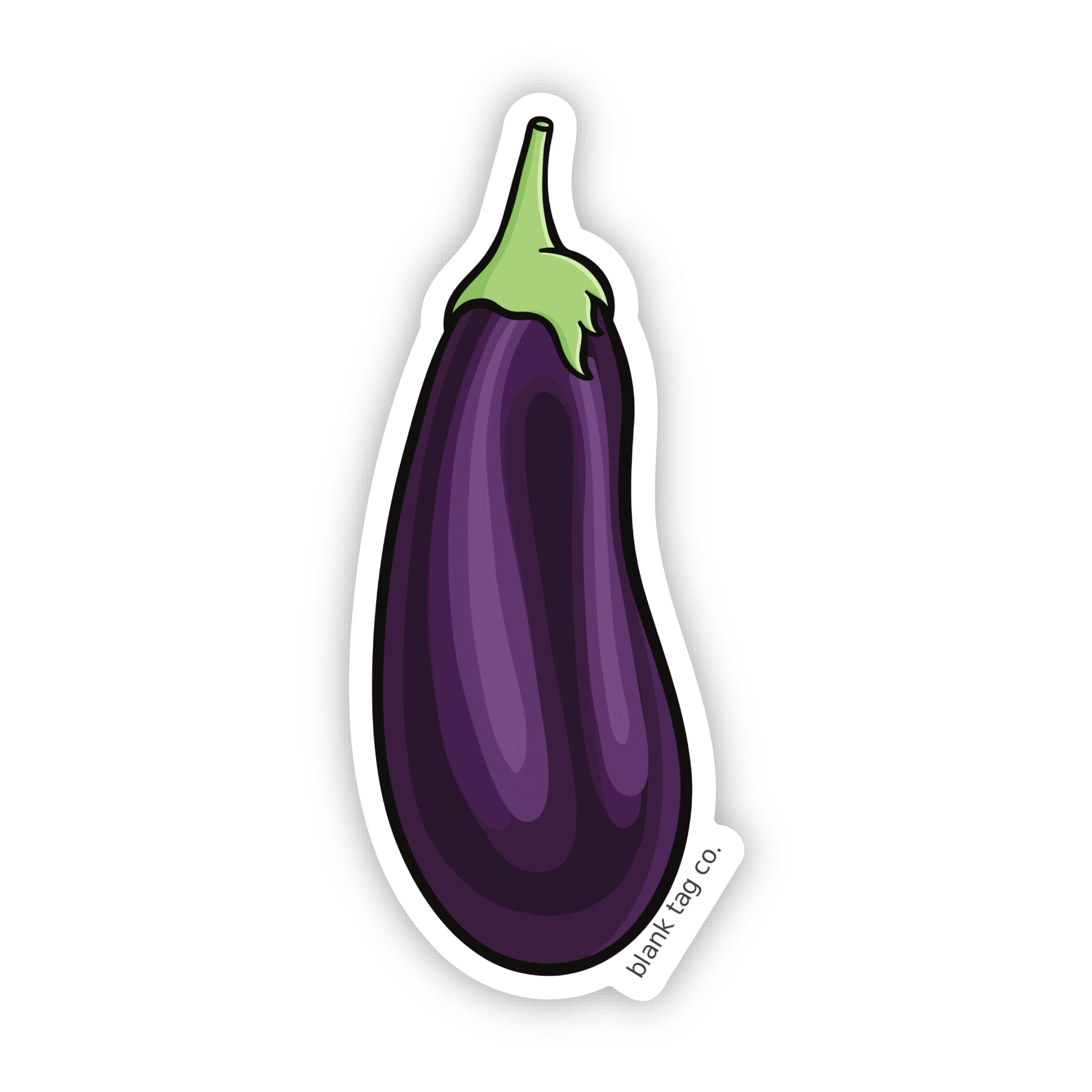 The Eggplant Sticker