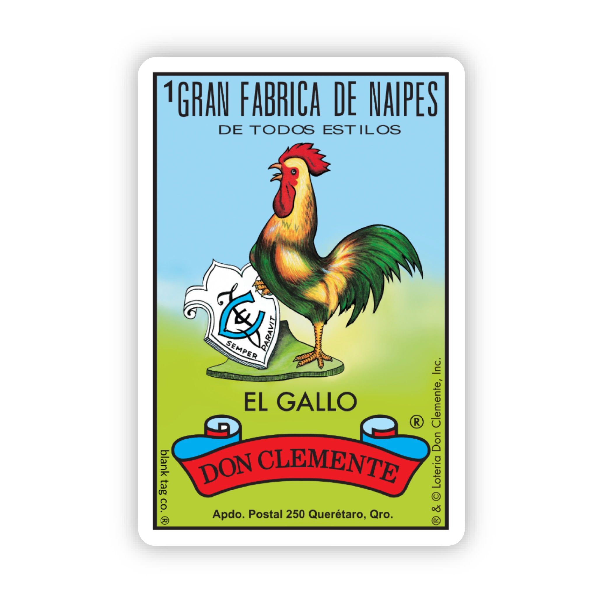 The El Gallo Sticker