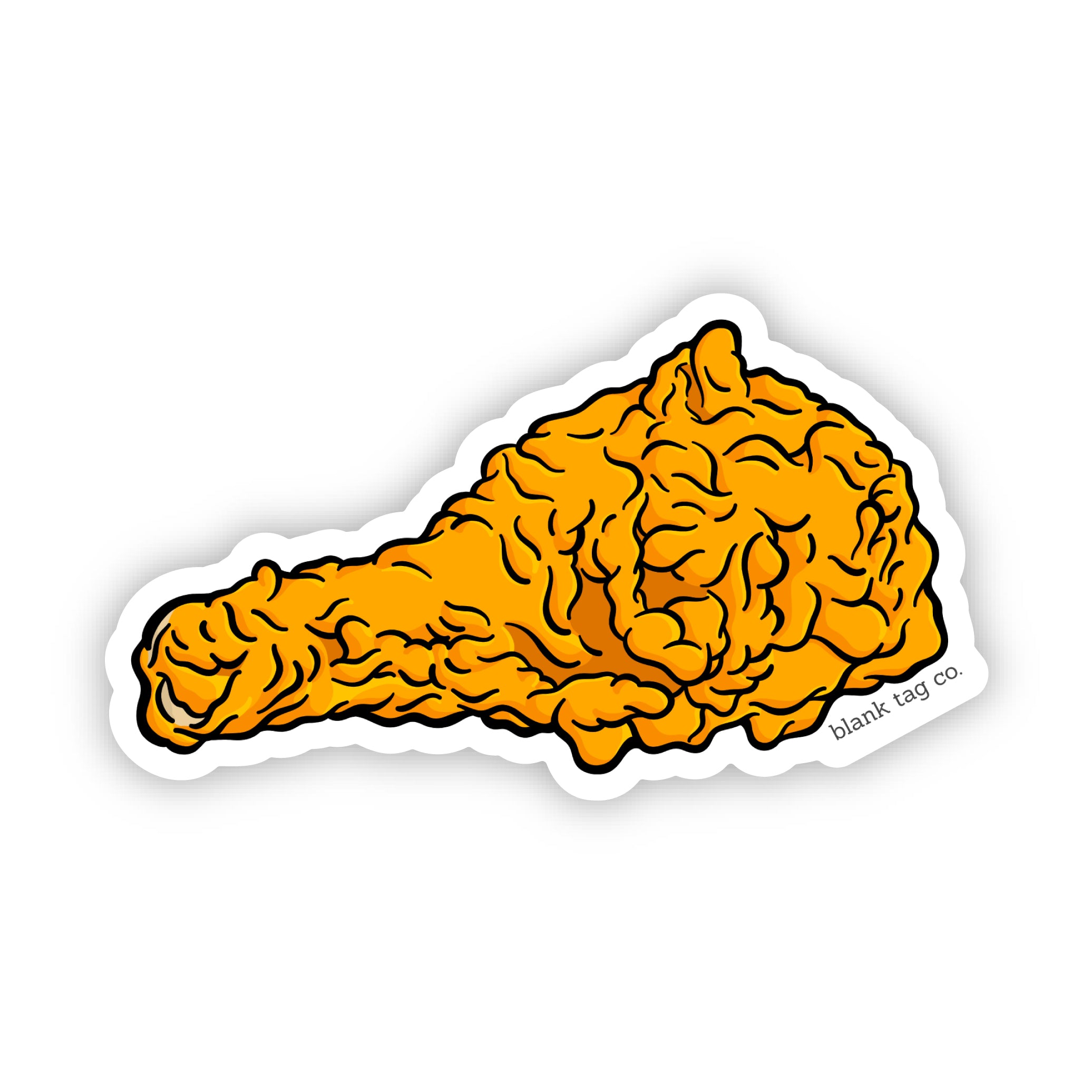 The Fried Chicken Drumstick Sticker