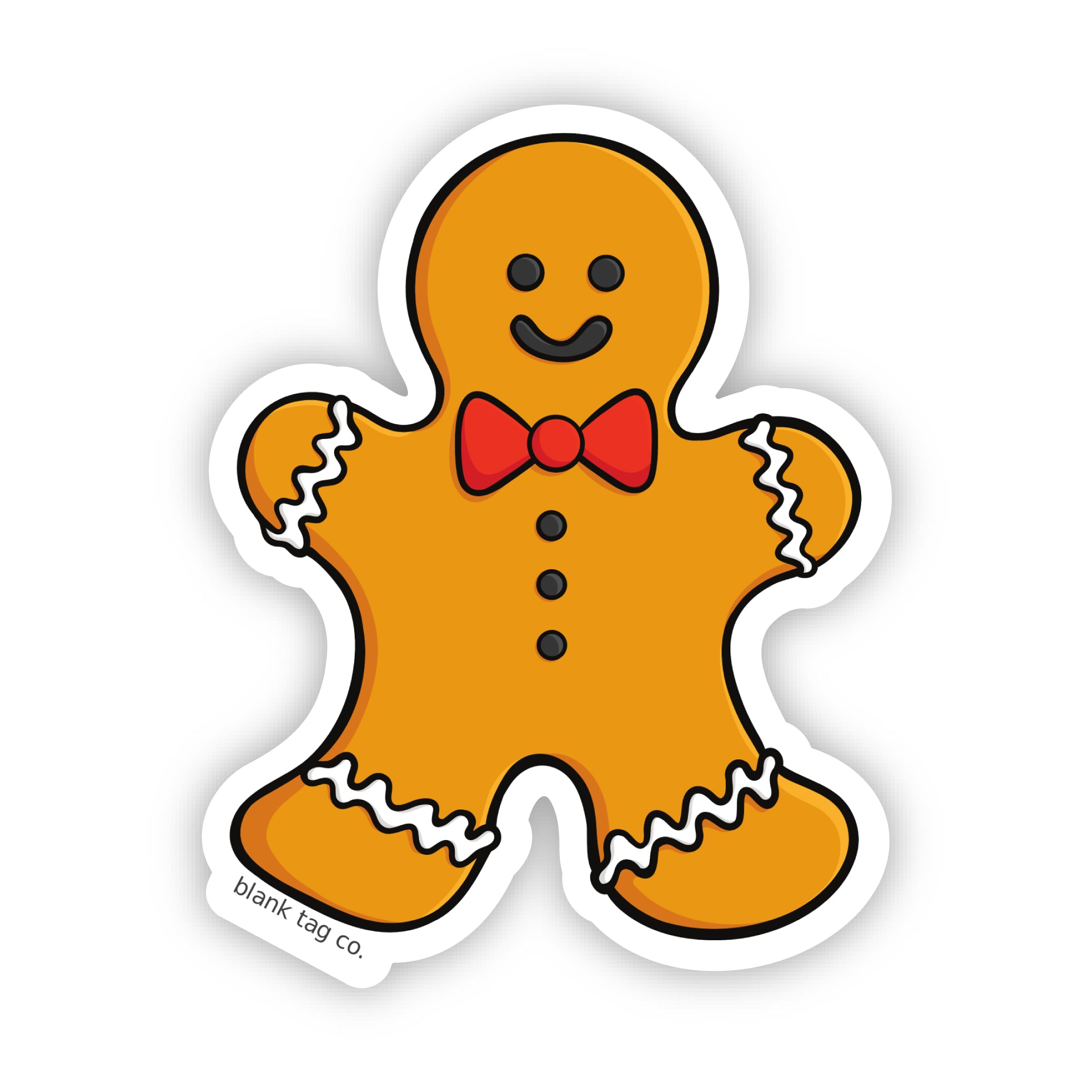 The Gingerbread Man Sticker