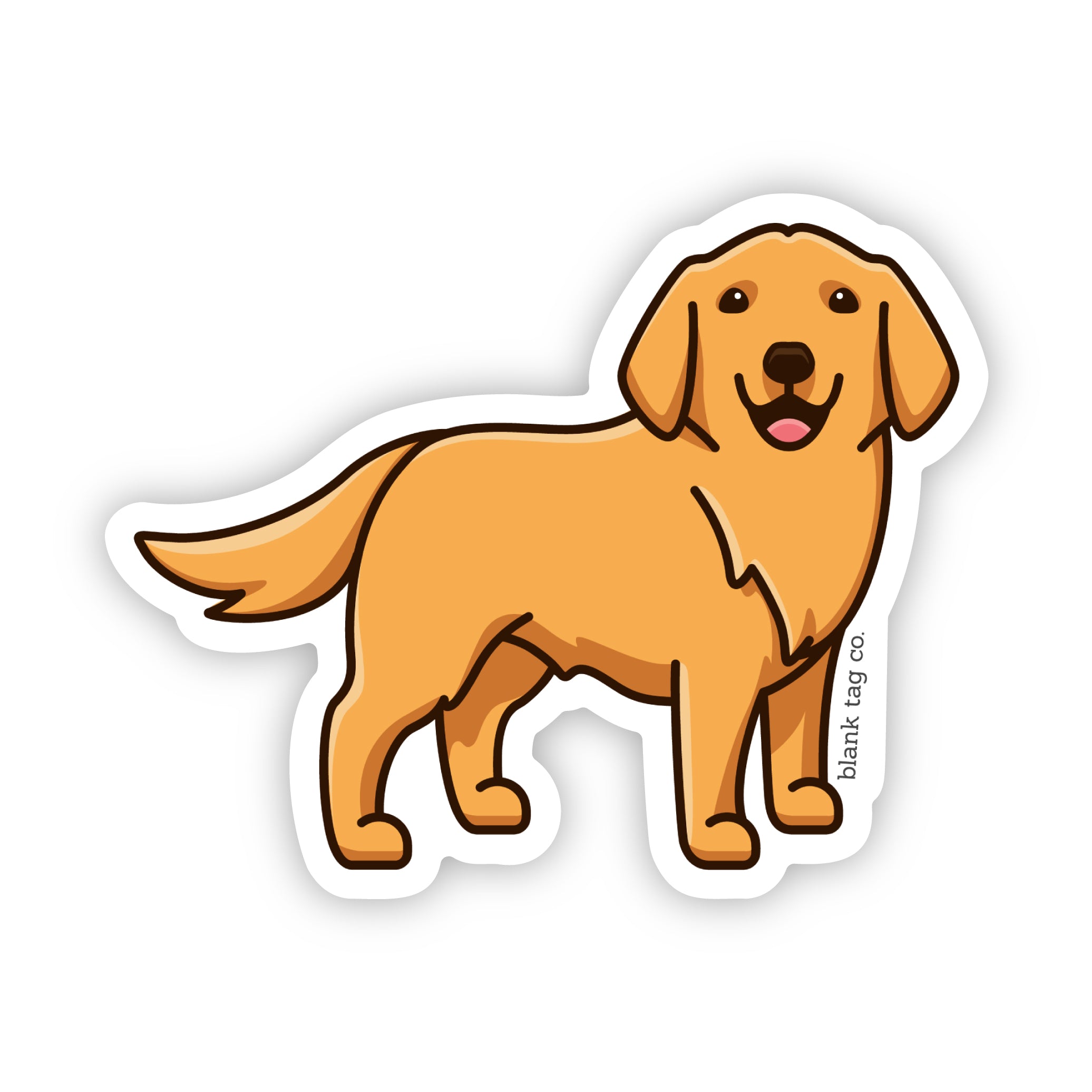 The Golden Retriever Sticker