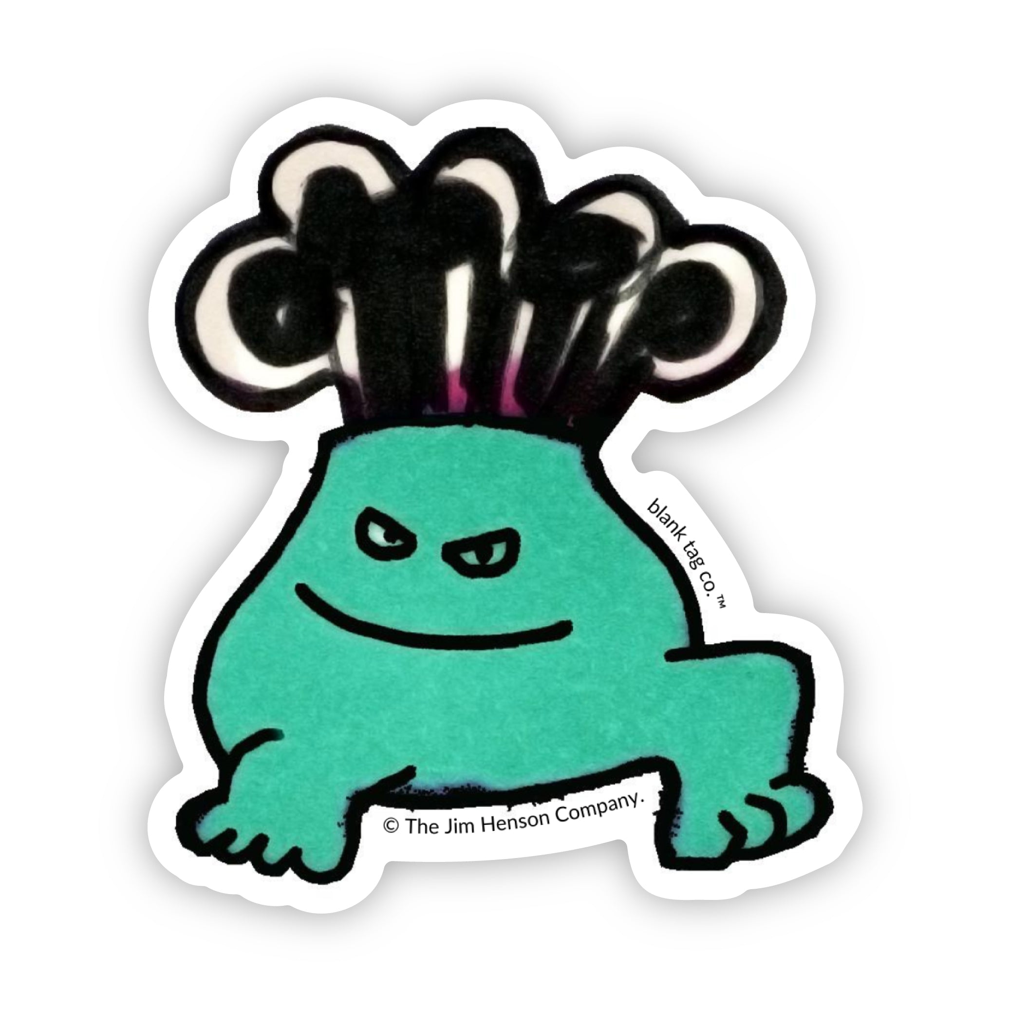 The Green Alien Sticker