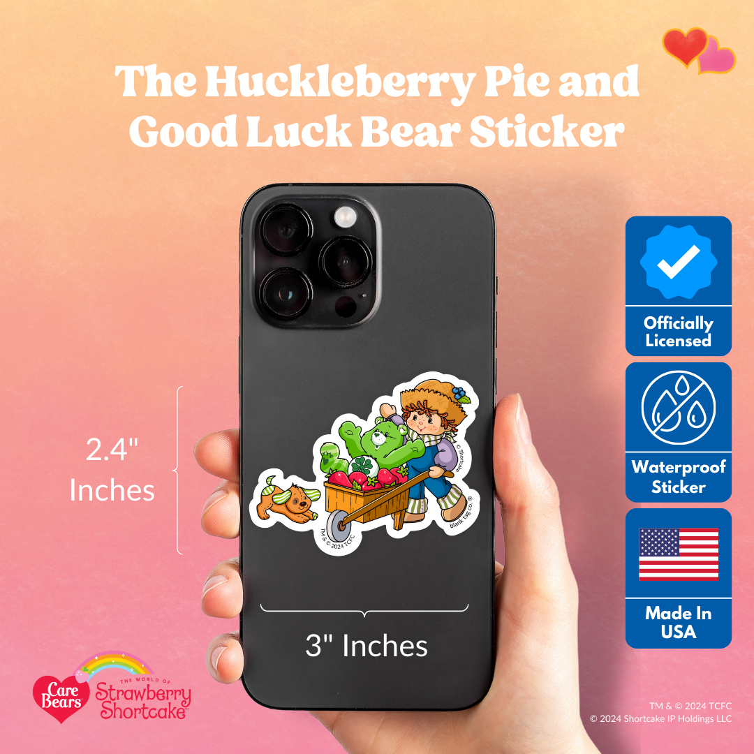 The Huckleberry Pie and Good Luck Bear Sticker