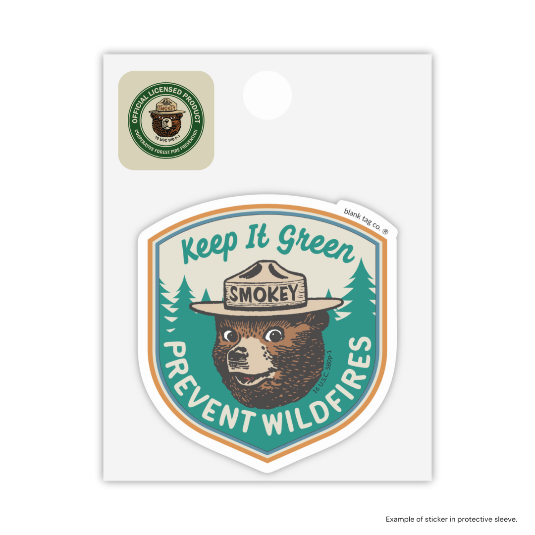 The Keep It Green Badge Sticker