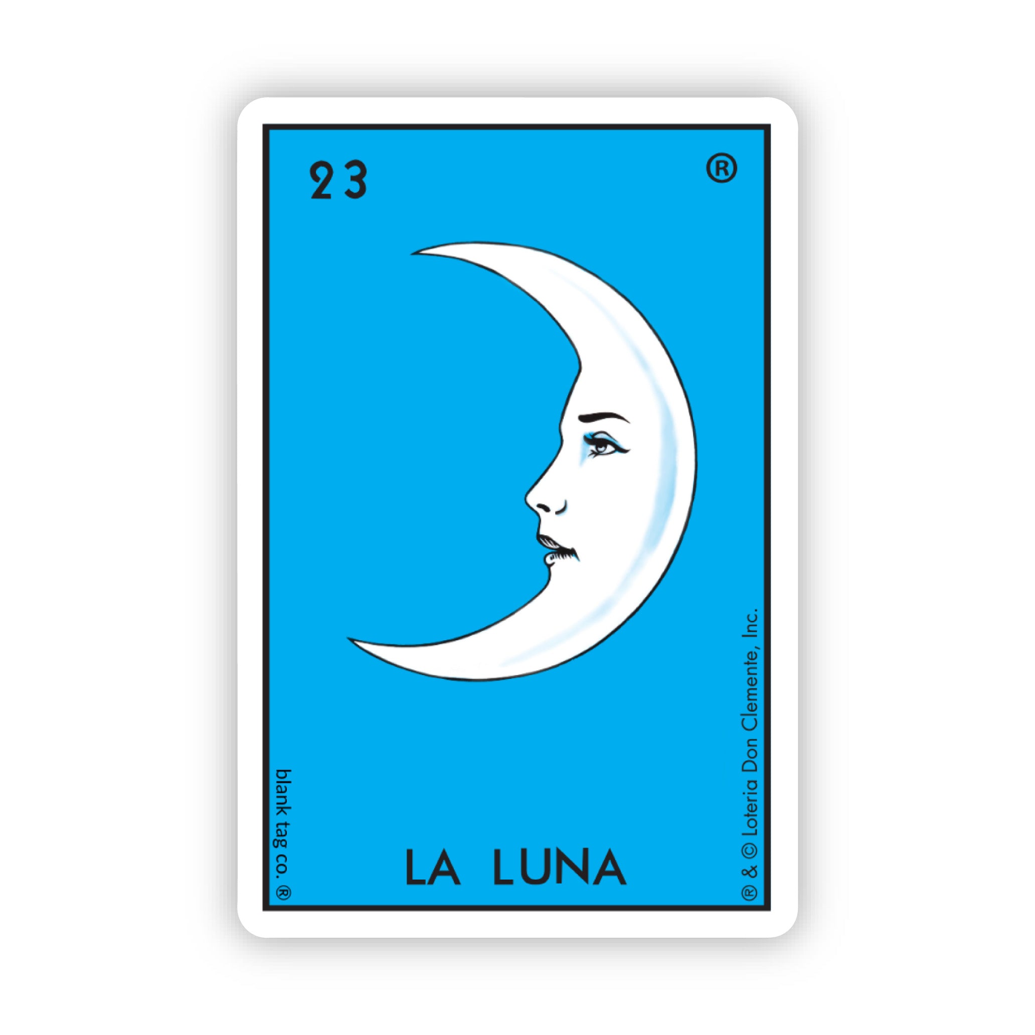 The La Luna Sticker