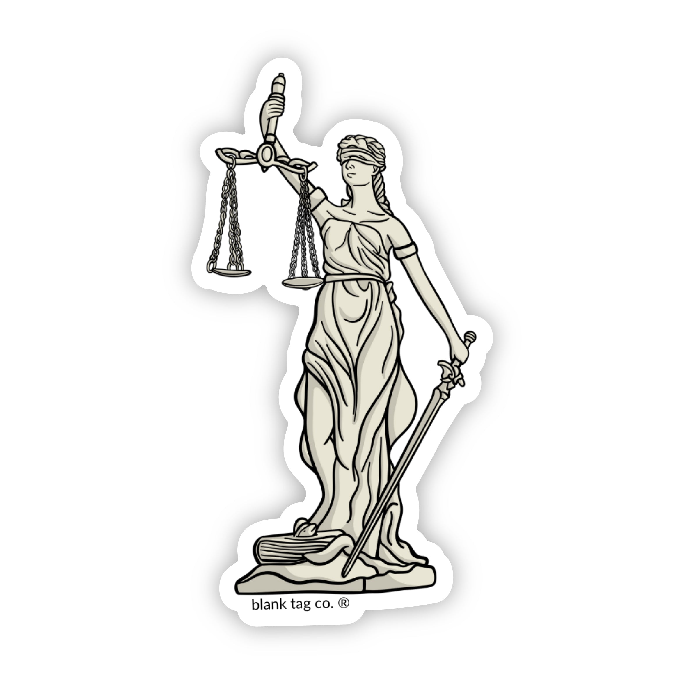 The Lady Justice Sticker