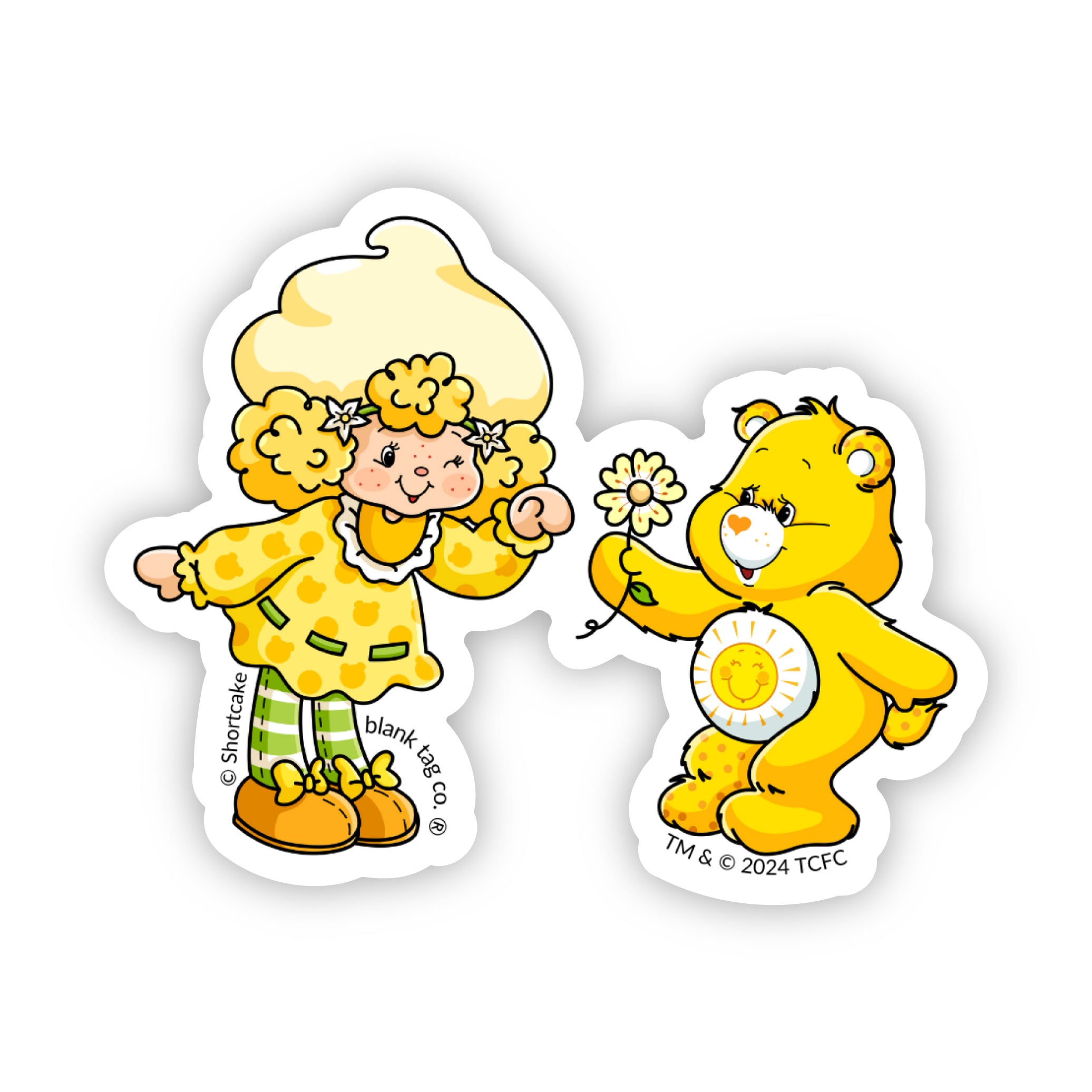 The Lemon Meringue and Funshine Bear Sticker