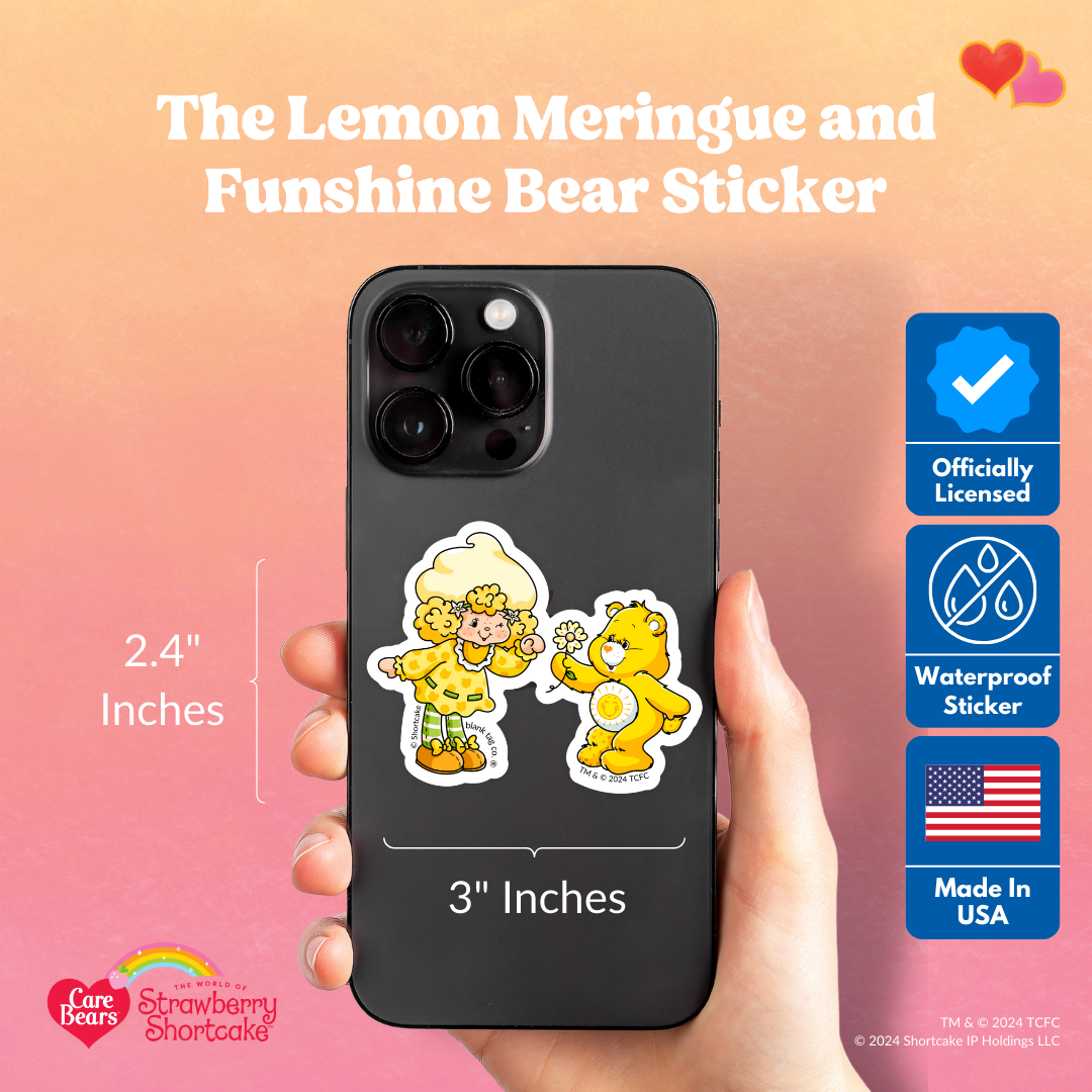 The Lemon Meringue and Funshine Bear Sticker