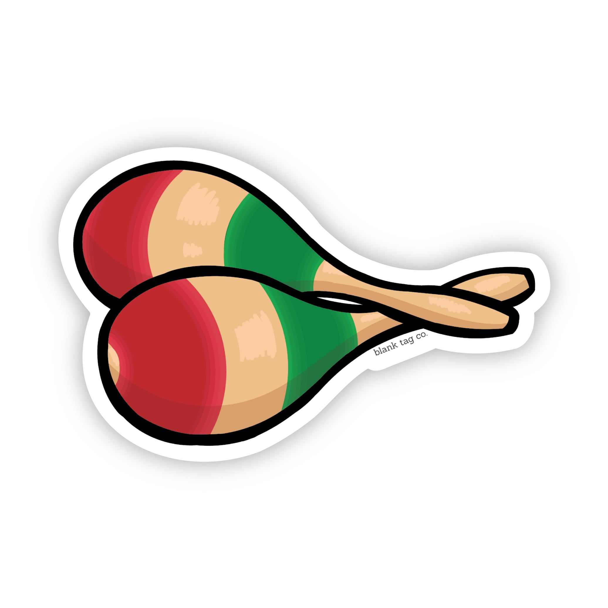 The Maracas Sticker