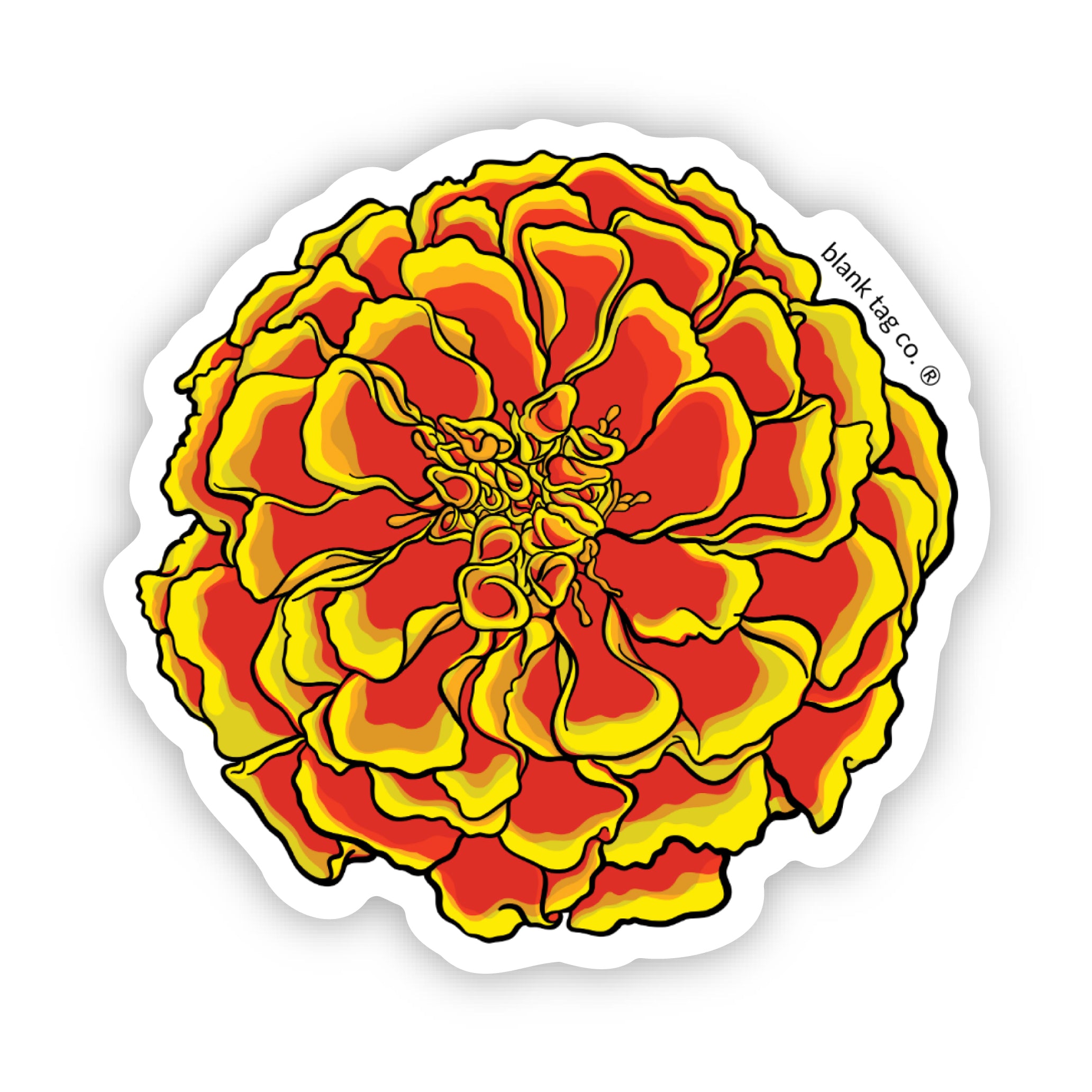 The Marigold Sticker