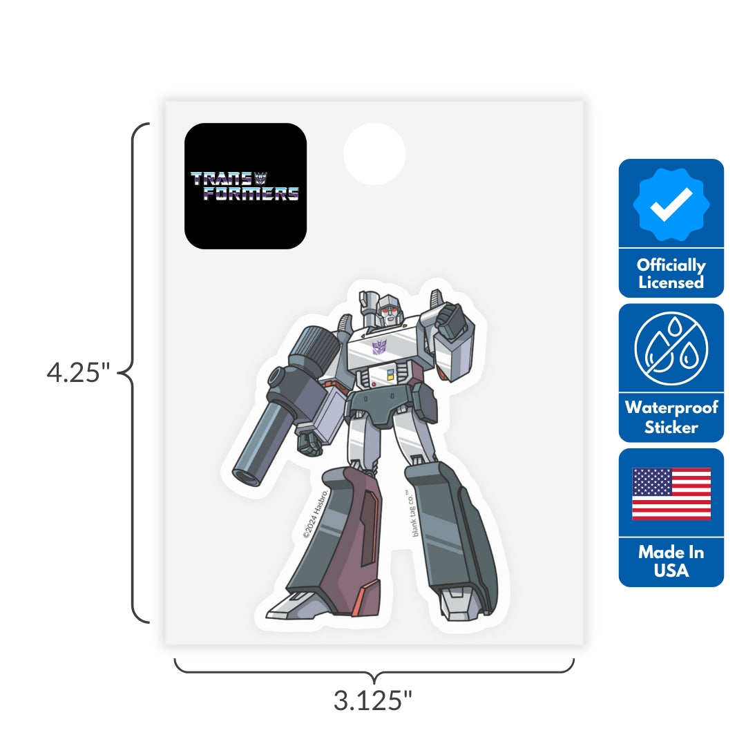 Transformers® 3-Pack Sticker Bundle - Waterproof Stickers for Water Bottles and Laptops