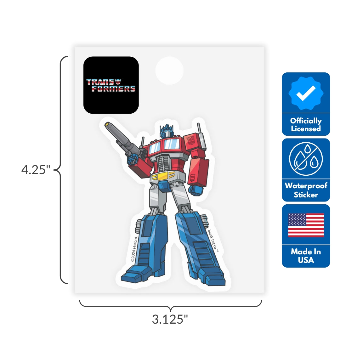 Transformers® 3-Pack Sticker Bundle - Waterproof Stickers for Water Bottles and Laptops