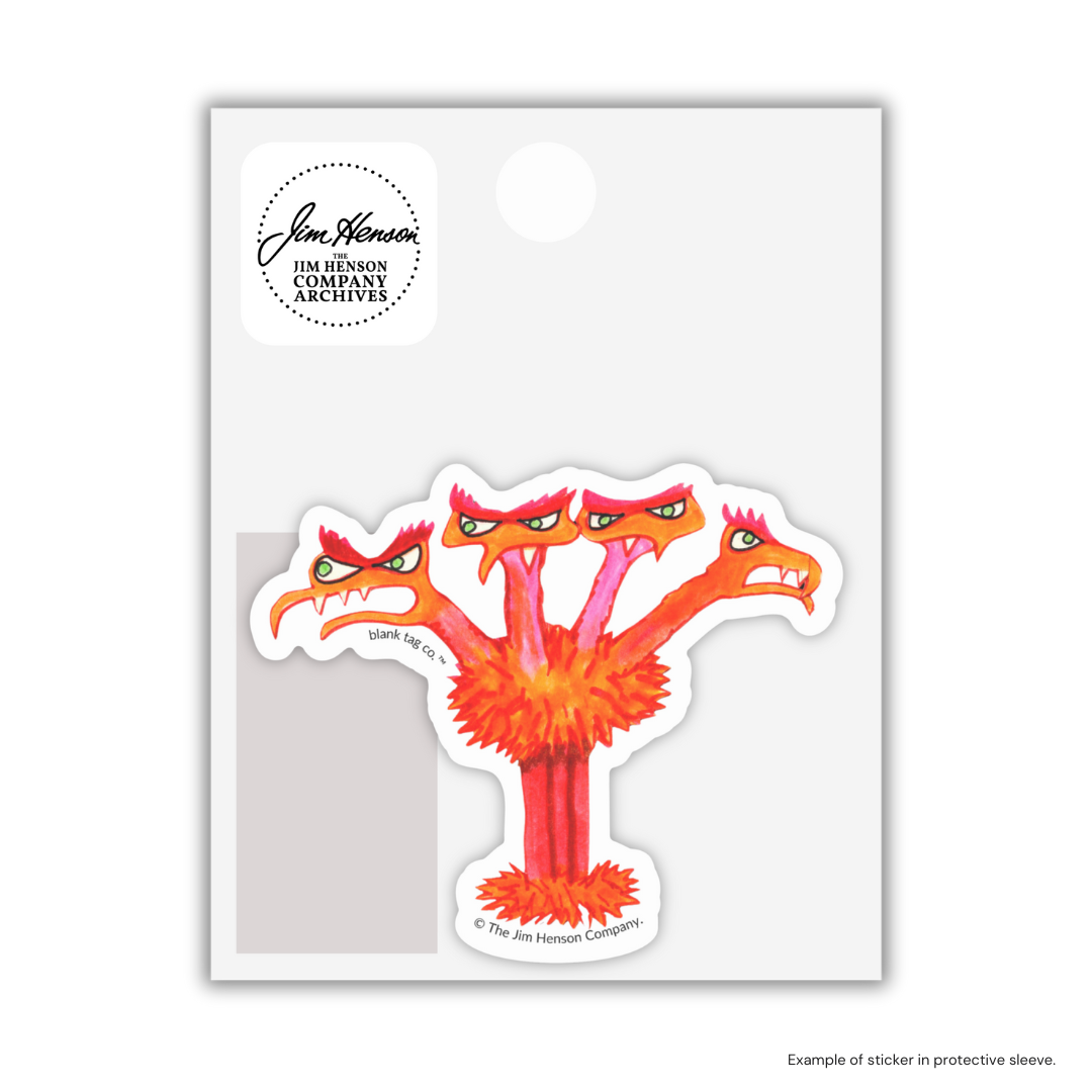 The Orange Curious Creature Sticker