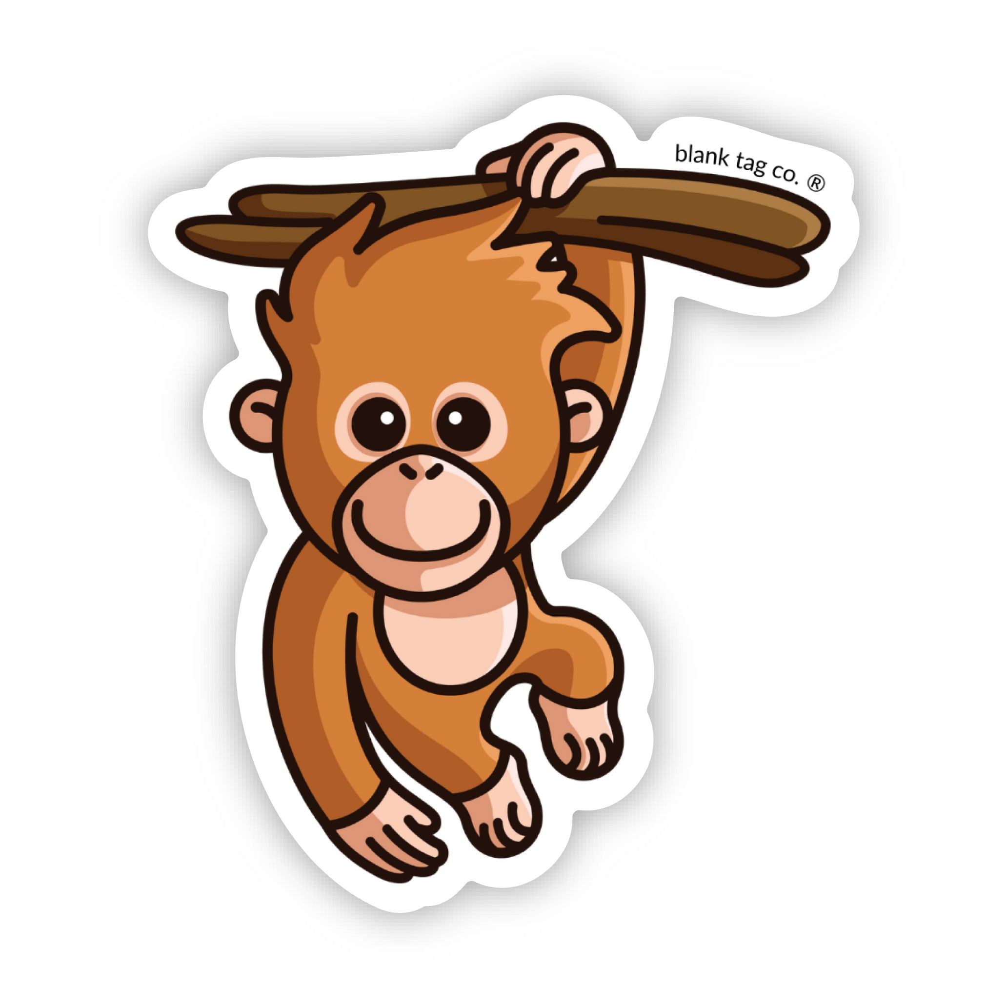 The Orangutan Sticker