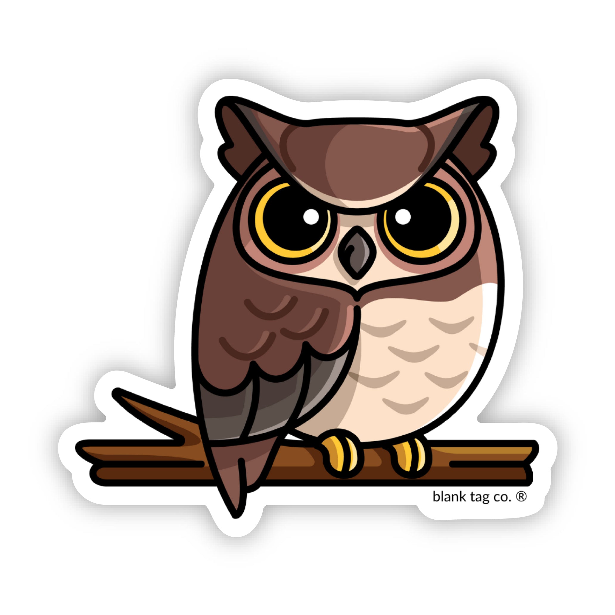 The Owl Sticker