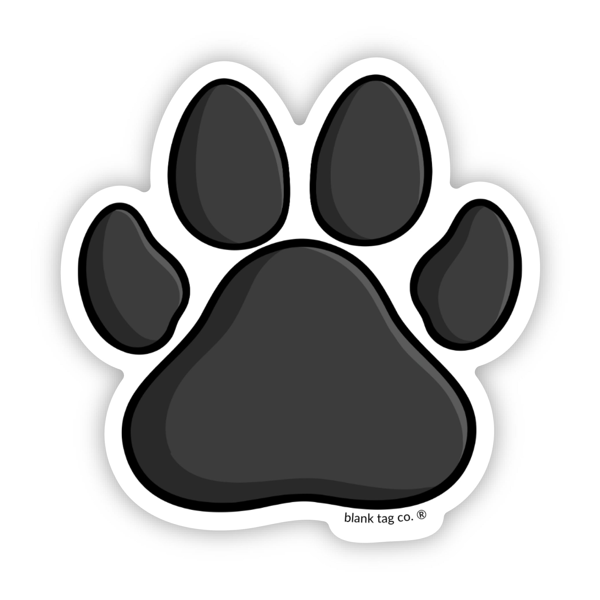 The Paw Print Sticker