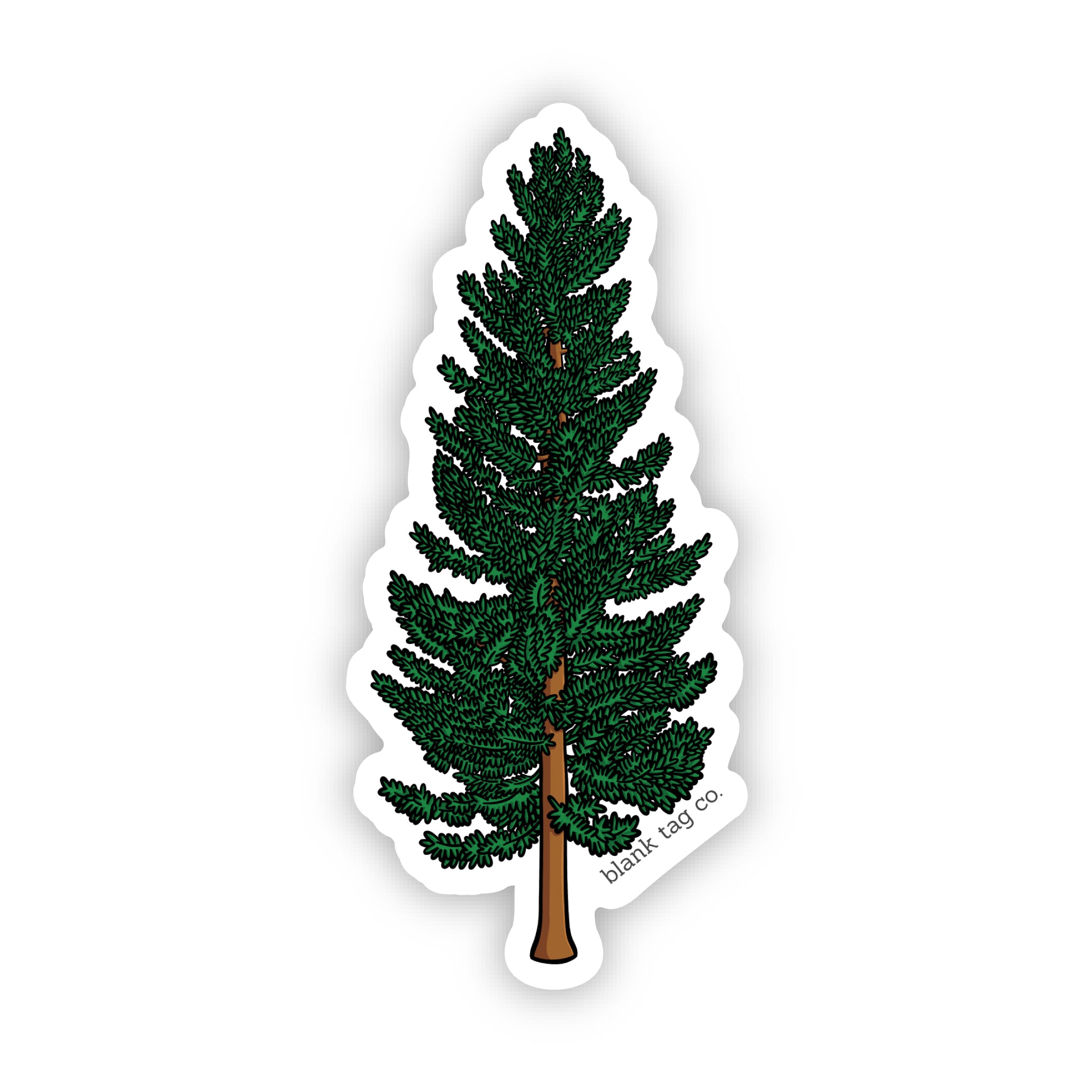 The Pine Tree Sticker