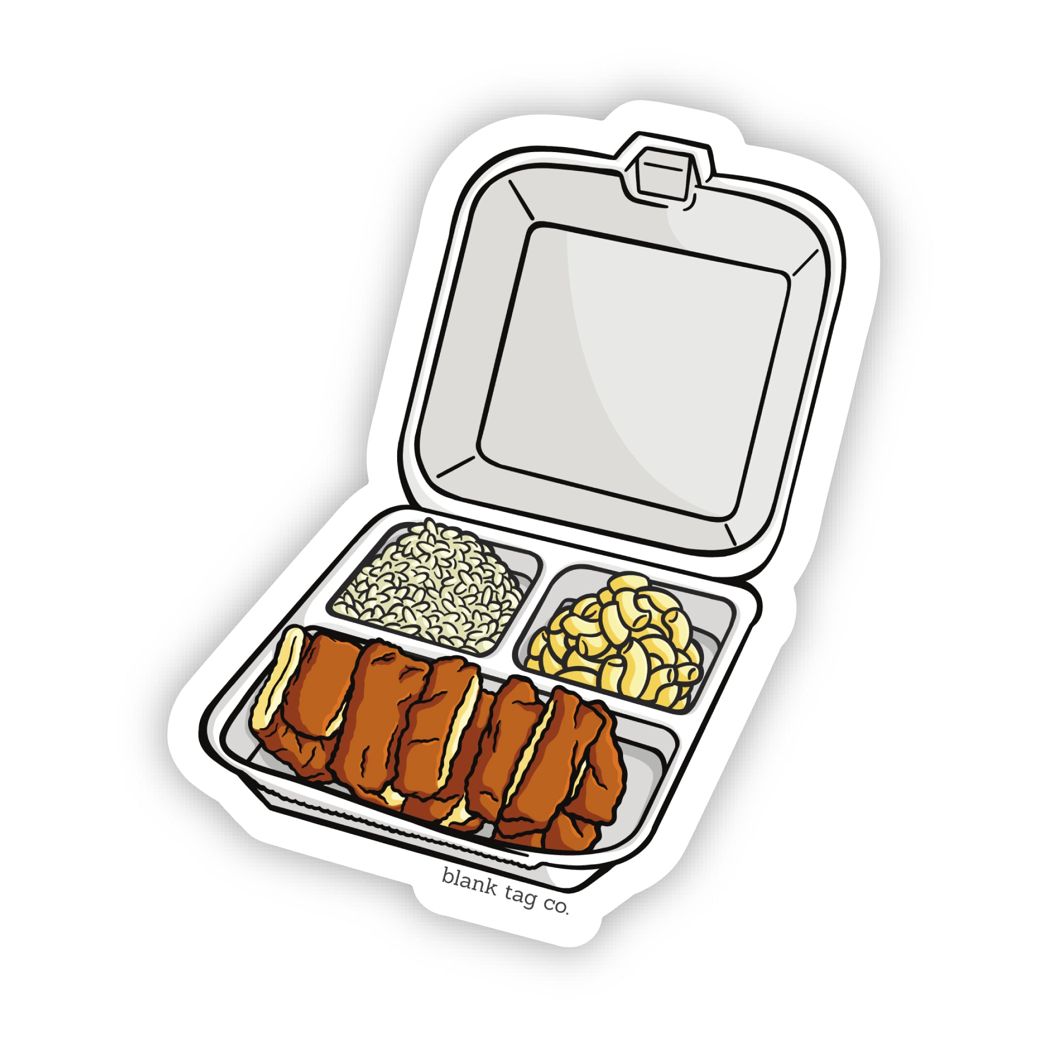 The Plate Lunch Sticker