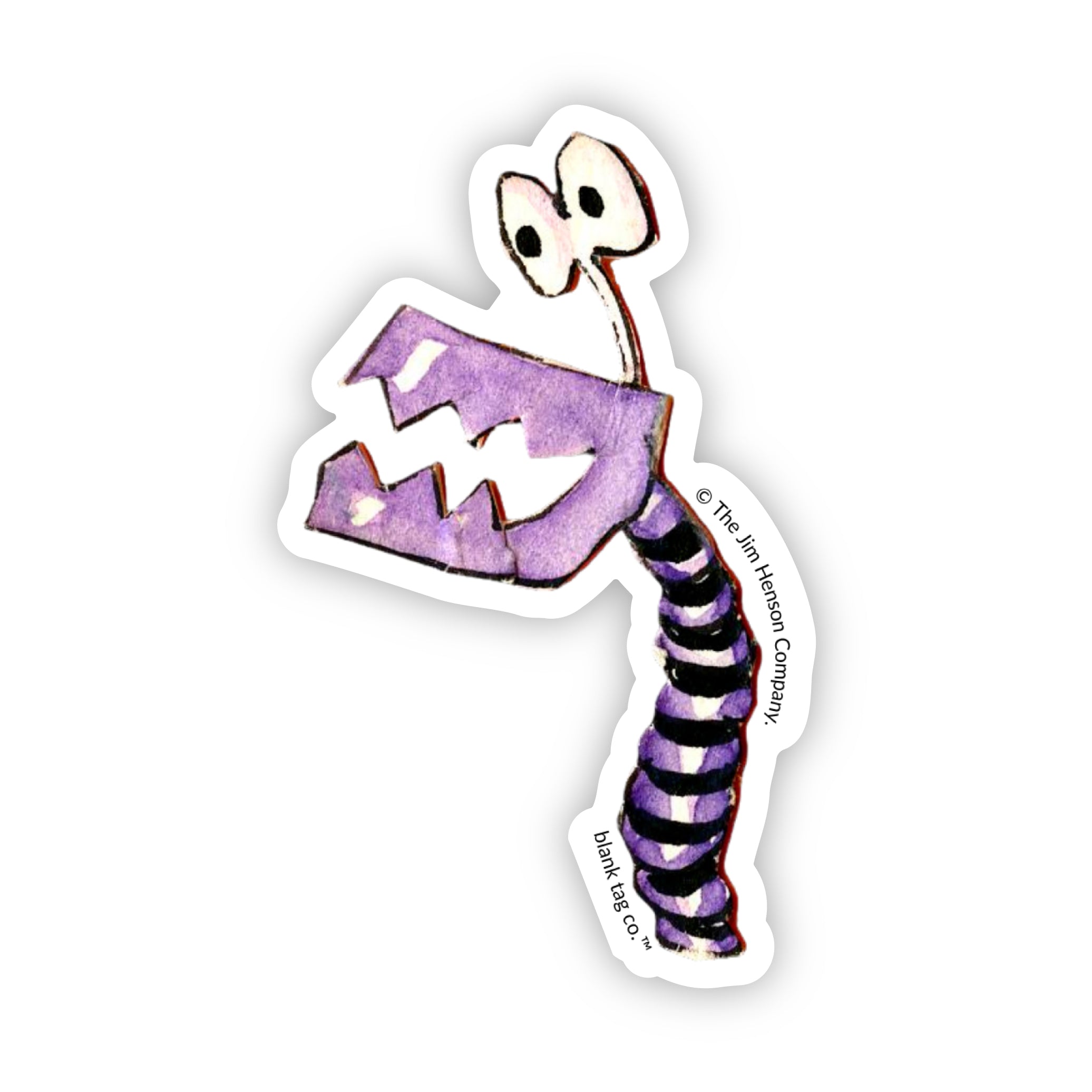 The Purple Curious Creature Sticker