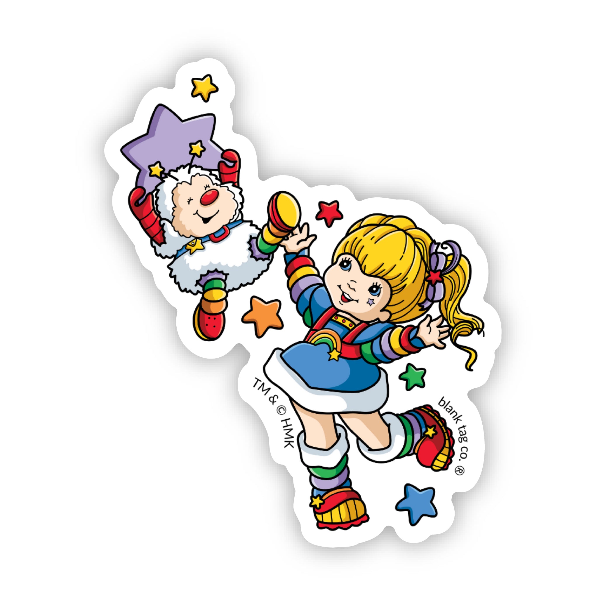 The Rainbow Brite Tossing Twink Sticker