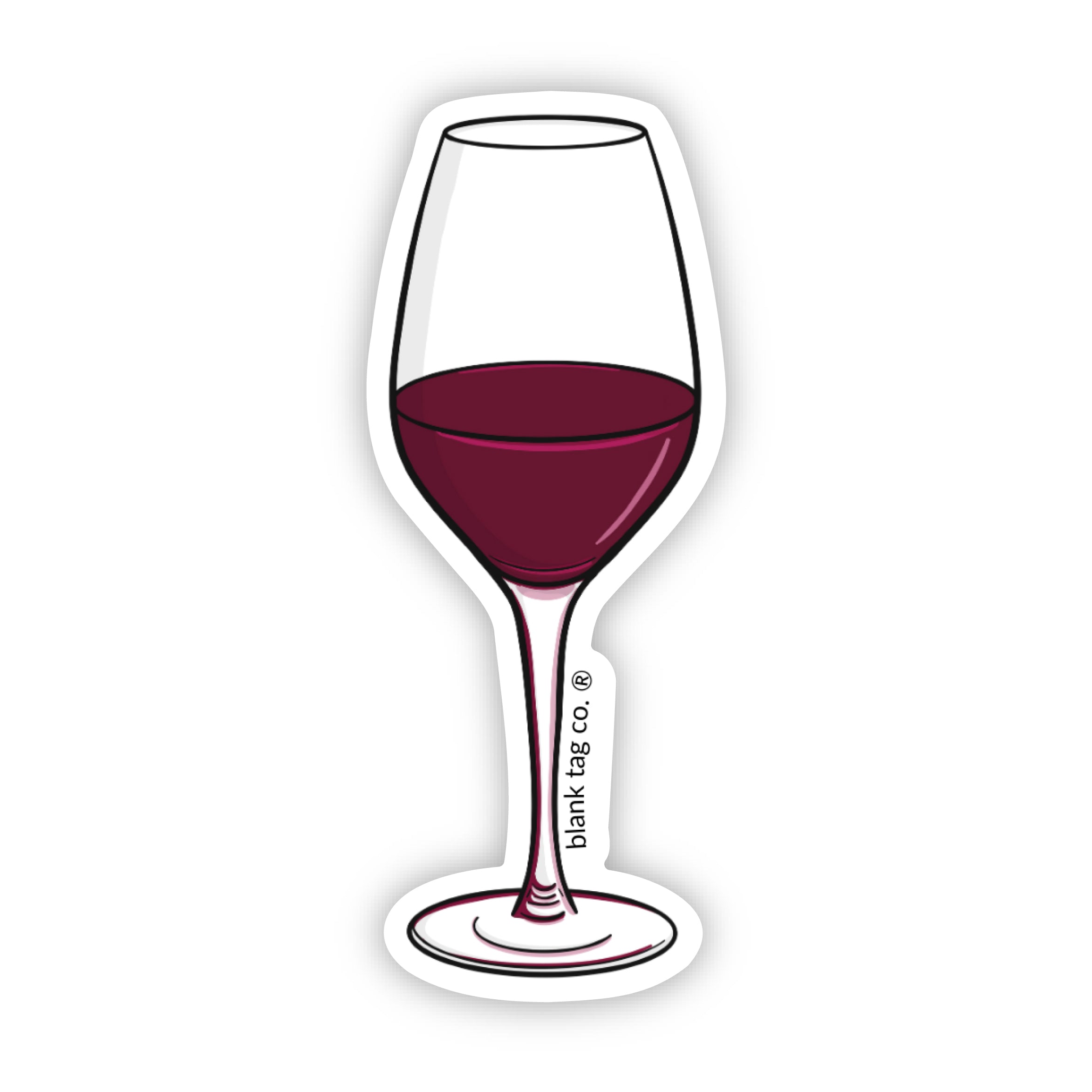 The Red Wine Sticker