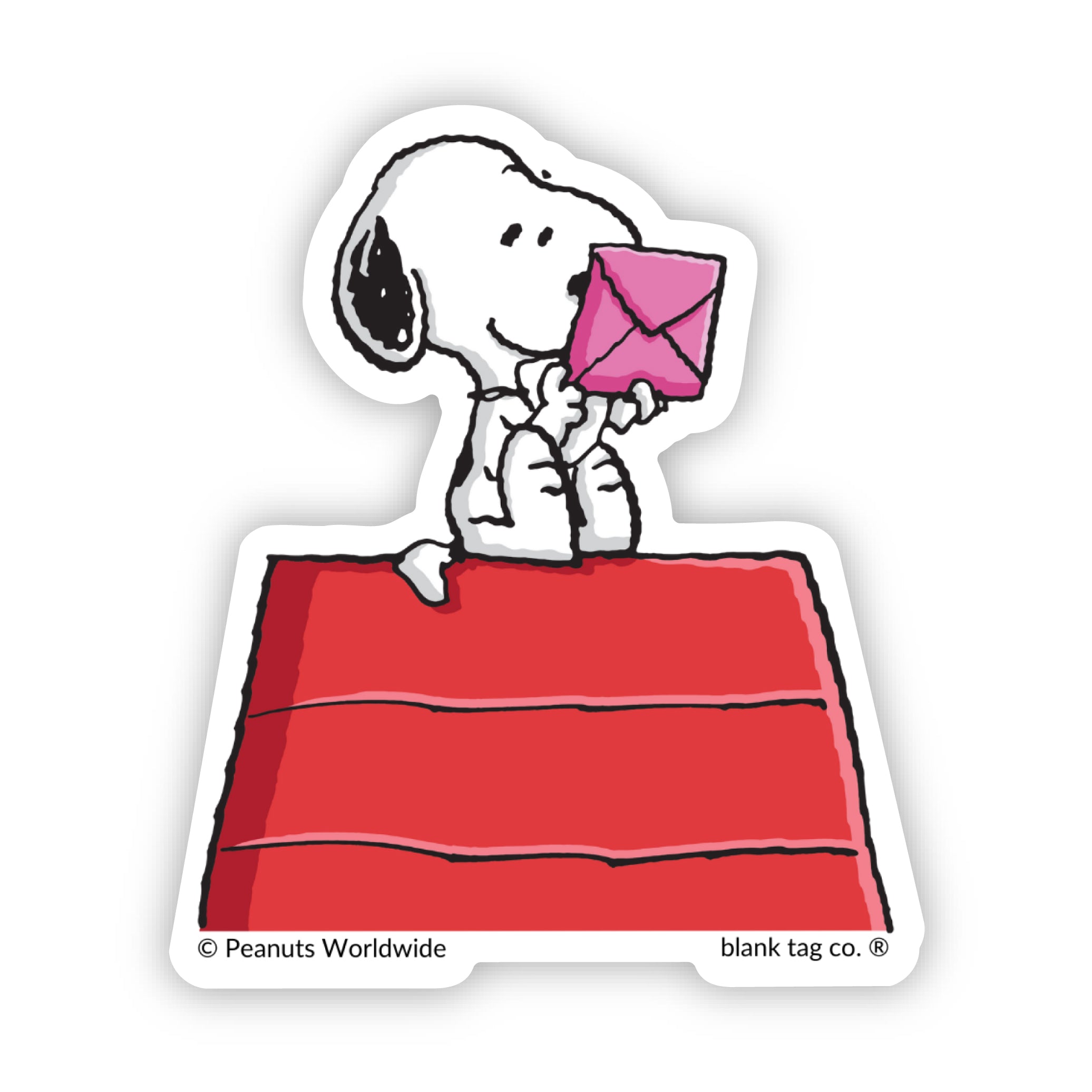 Peanuts® Snoopy Reading A Letter Sticker