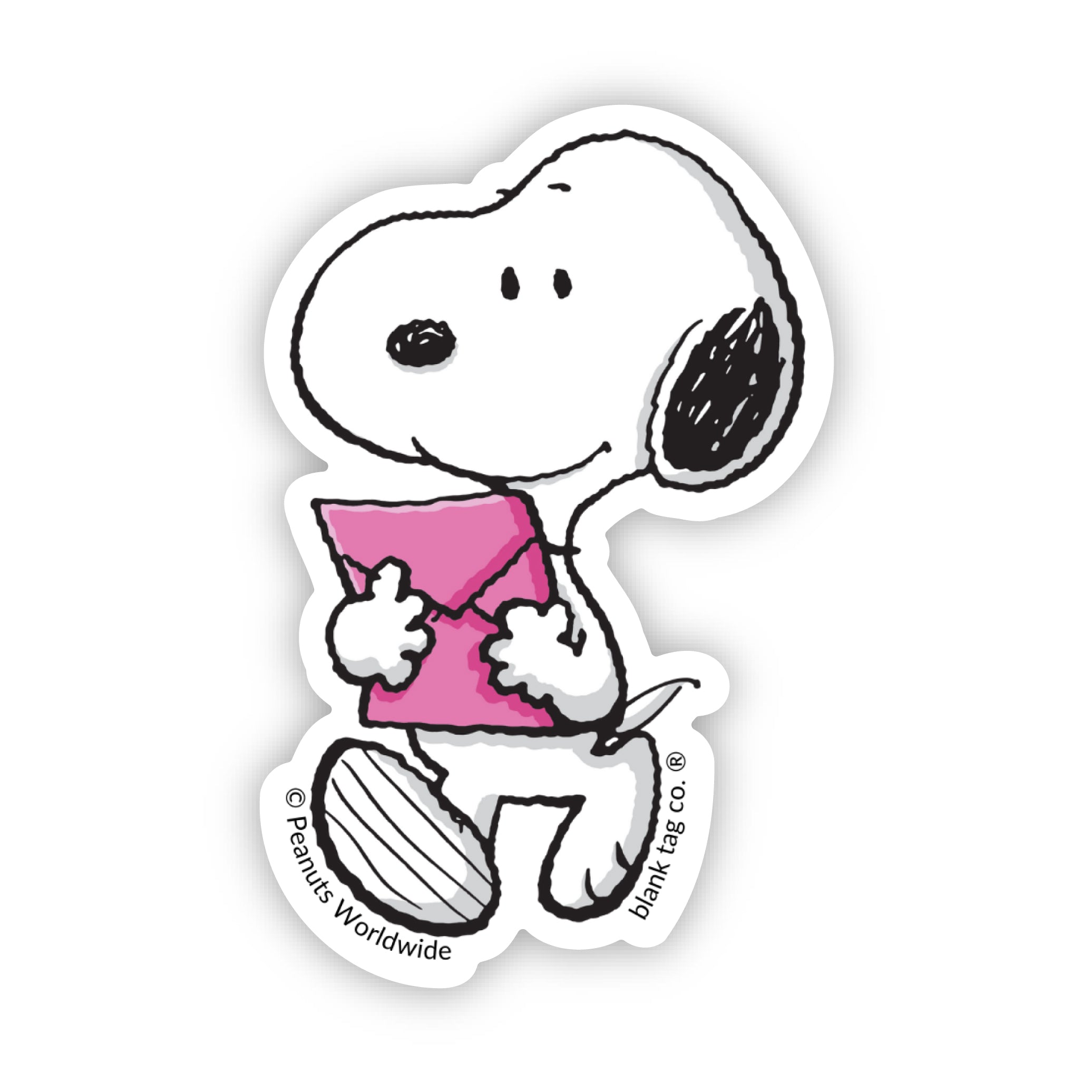 Peanuts® Snoopy With A Letter Sticker