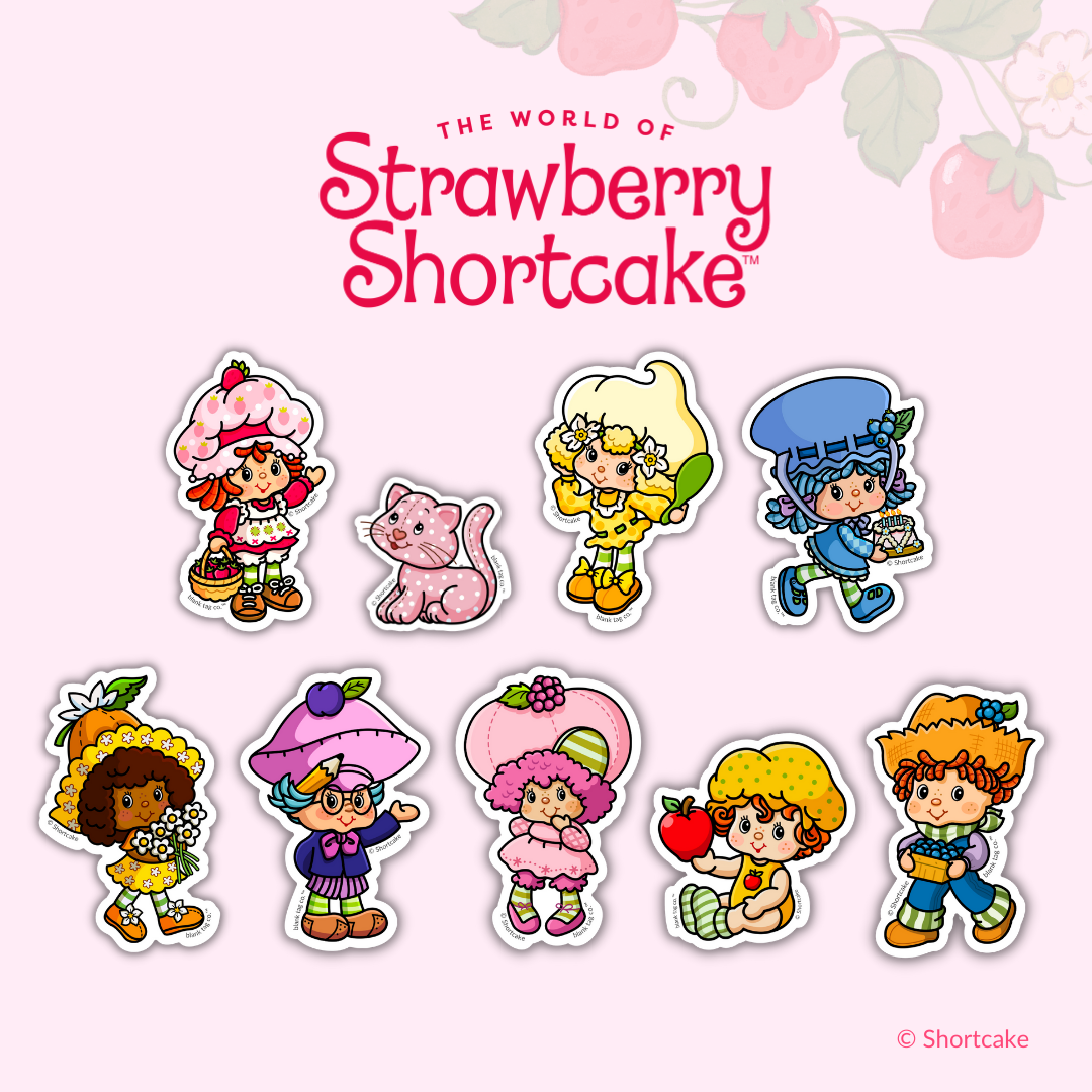 The Strawberry Shortcake Sticker Bundle