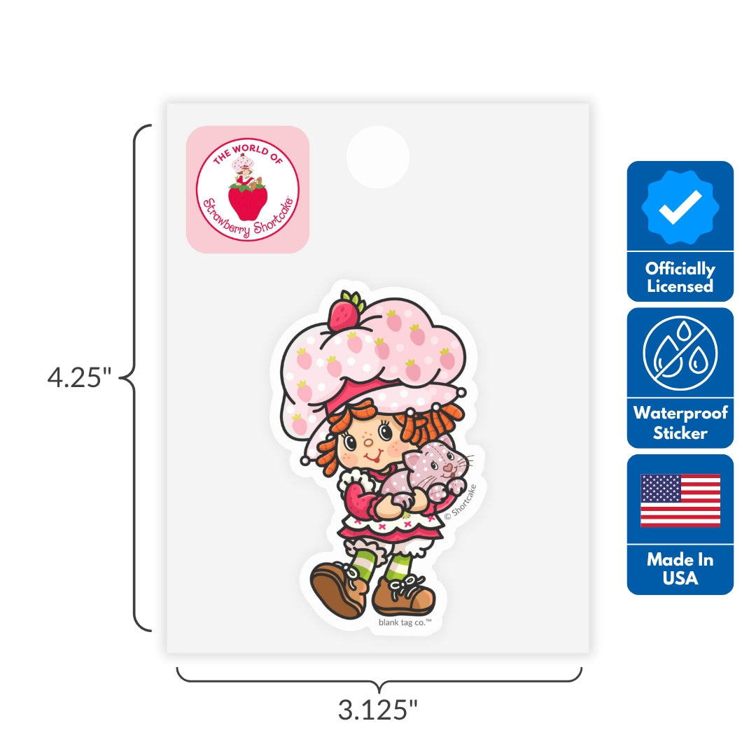 Strawberry Shortcake® 3-Pack Sticker Bundle - Waterproof Stickers for Water Bottles and Laptops