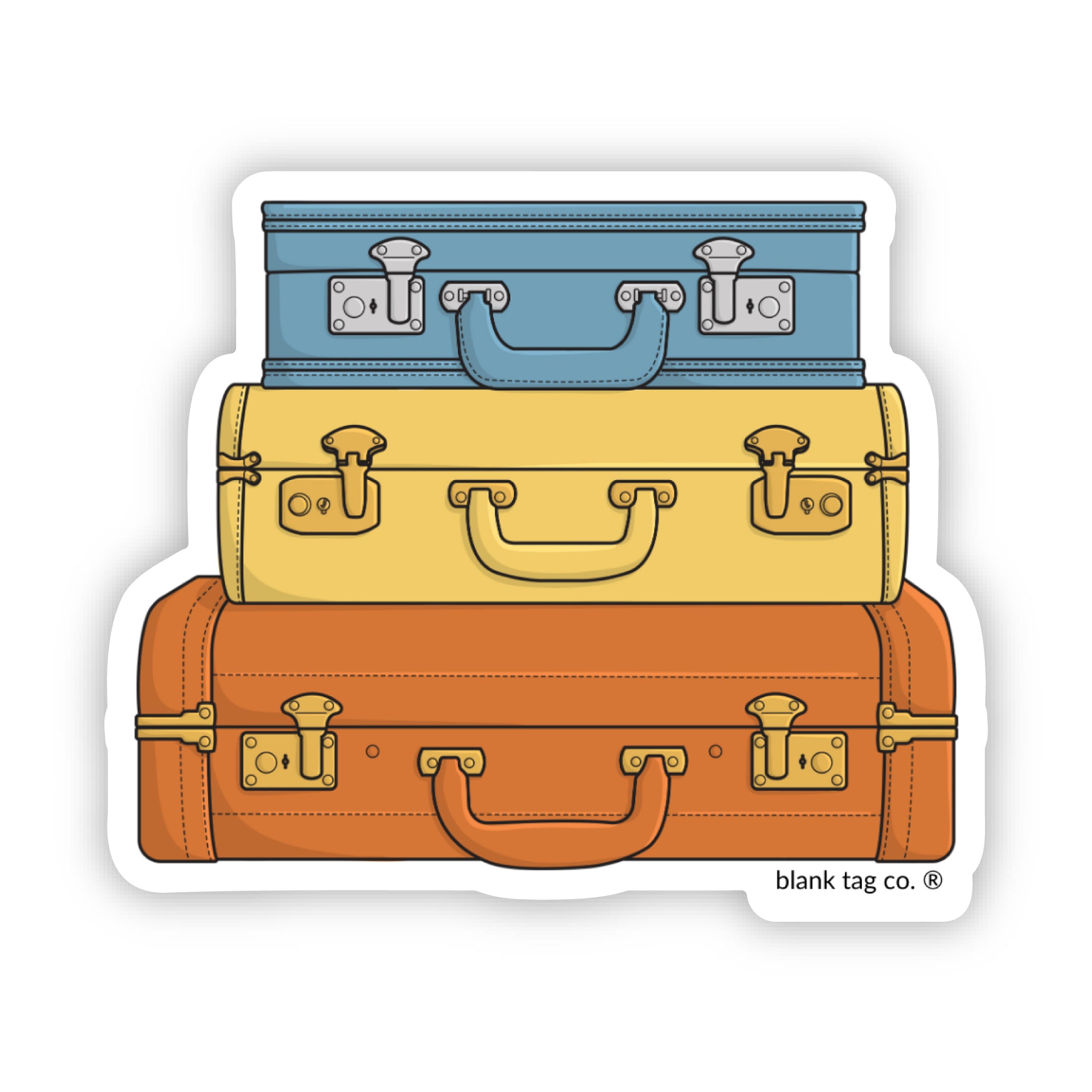 The Suitcases Sticker