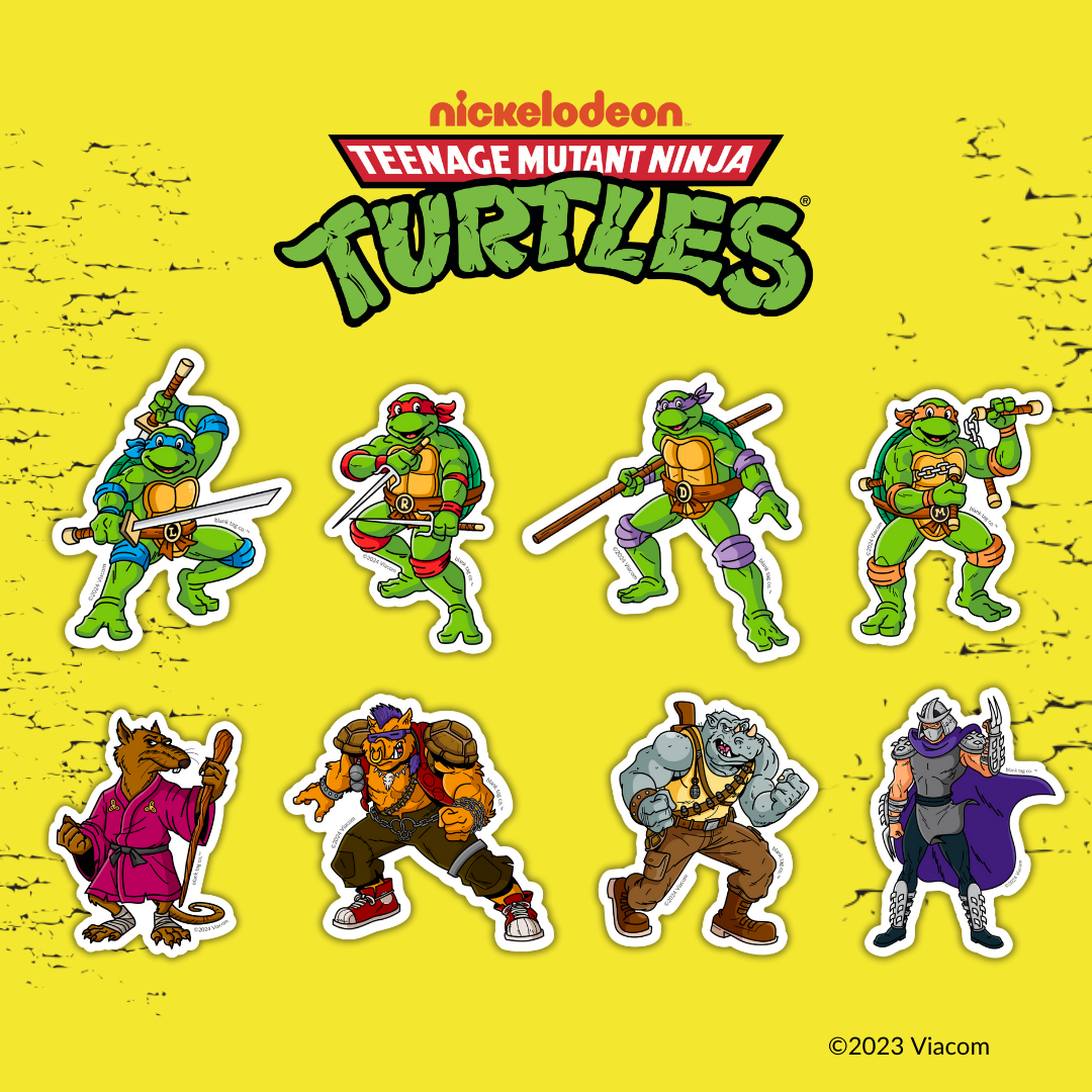 The Teenage Mutant Ninja Turtles Sticker Bundle