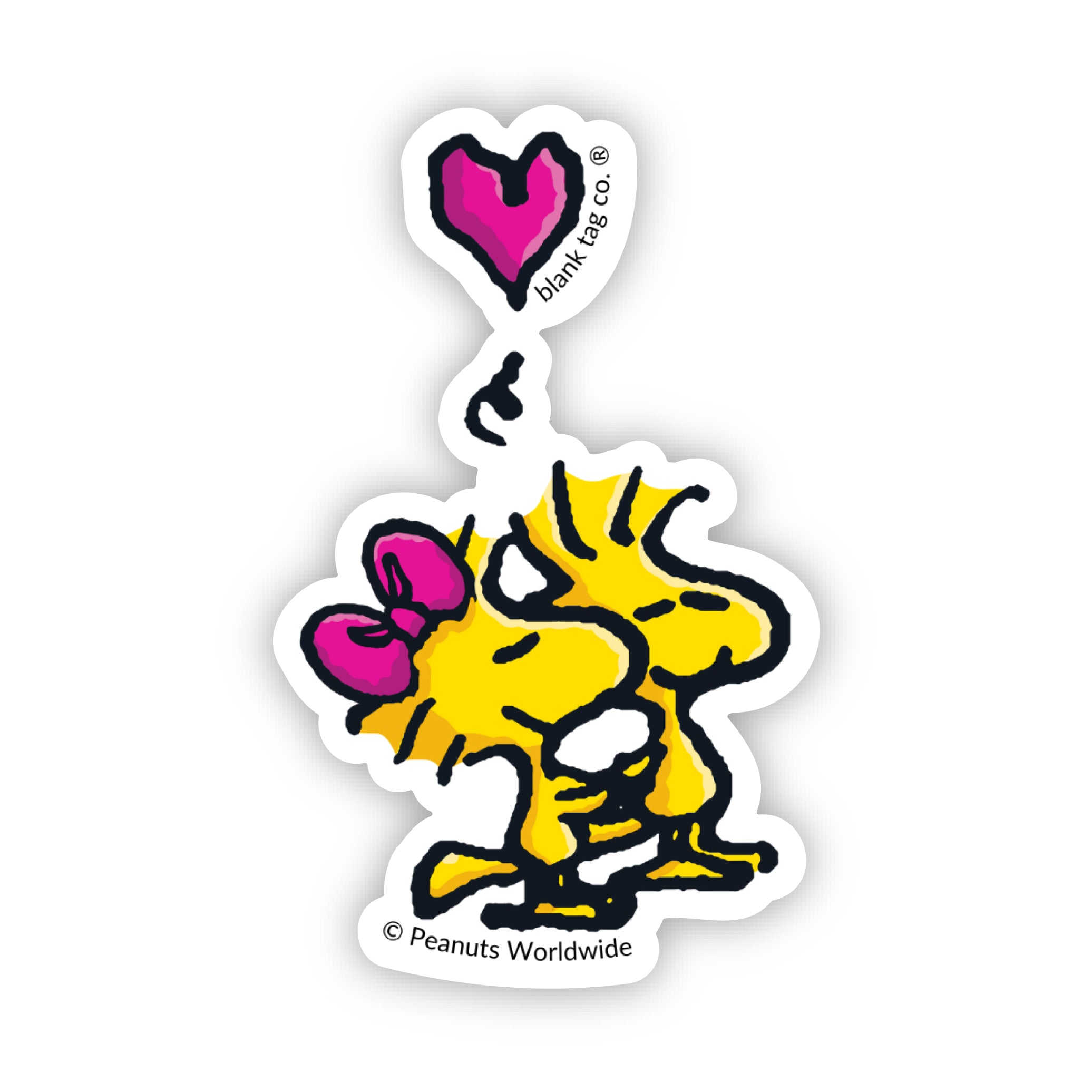 Peanuts® Woodstock In Love Sticker